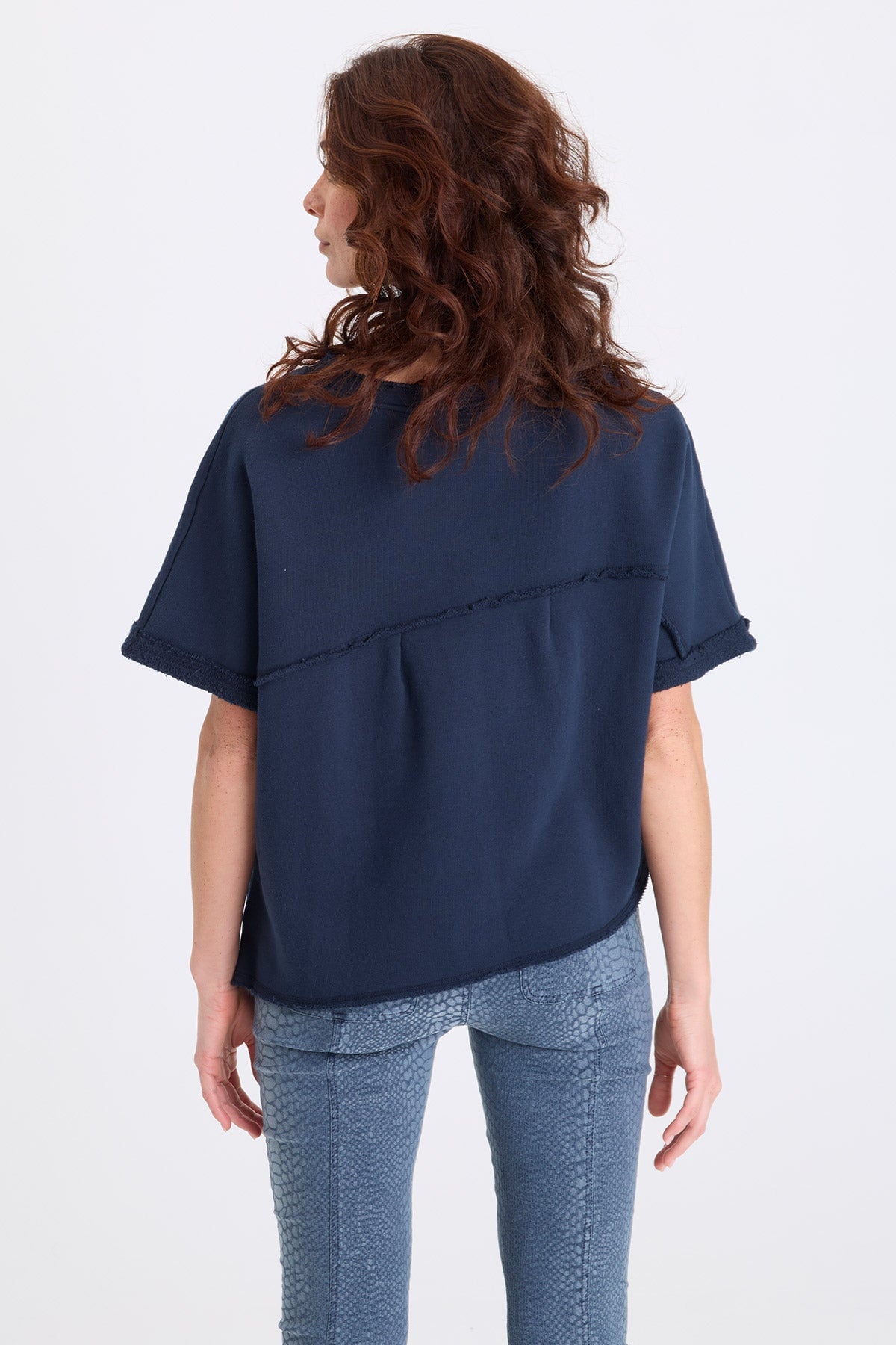 XCVI Vita Fleece Short Sleeve Pullover