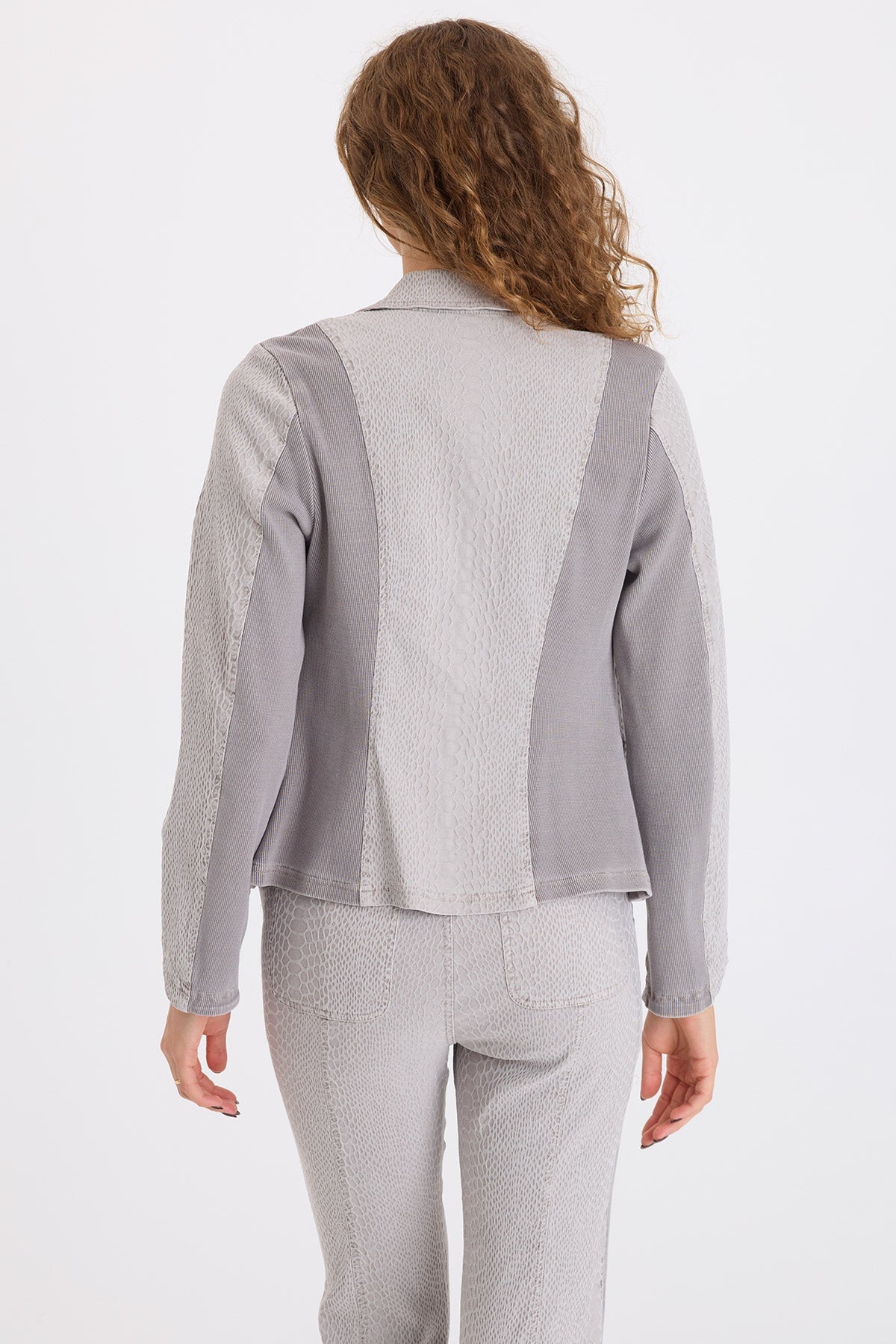 XCVI Cornelia Jacquard Fitted Blazer