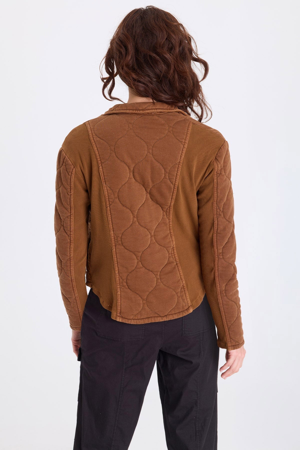 XCVI Gyasi Wave Quilting Jacket