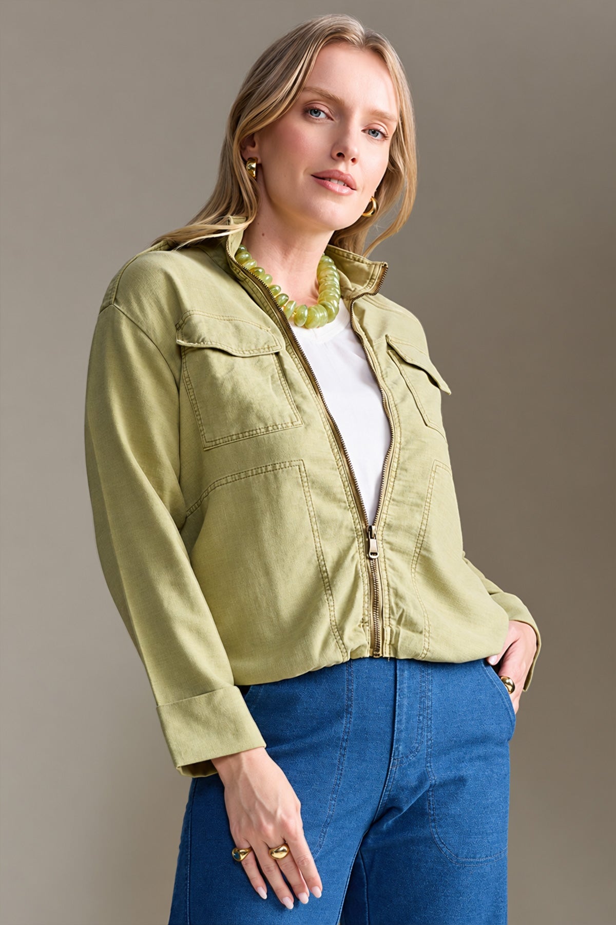 Wearables Tace Twill Relaxed Bomber Jacket