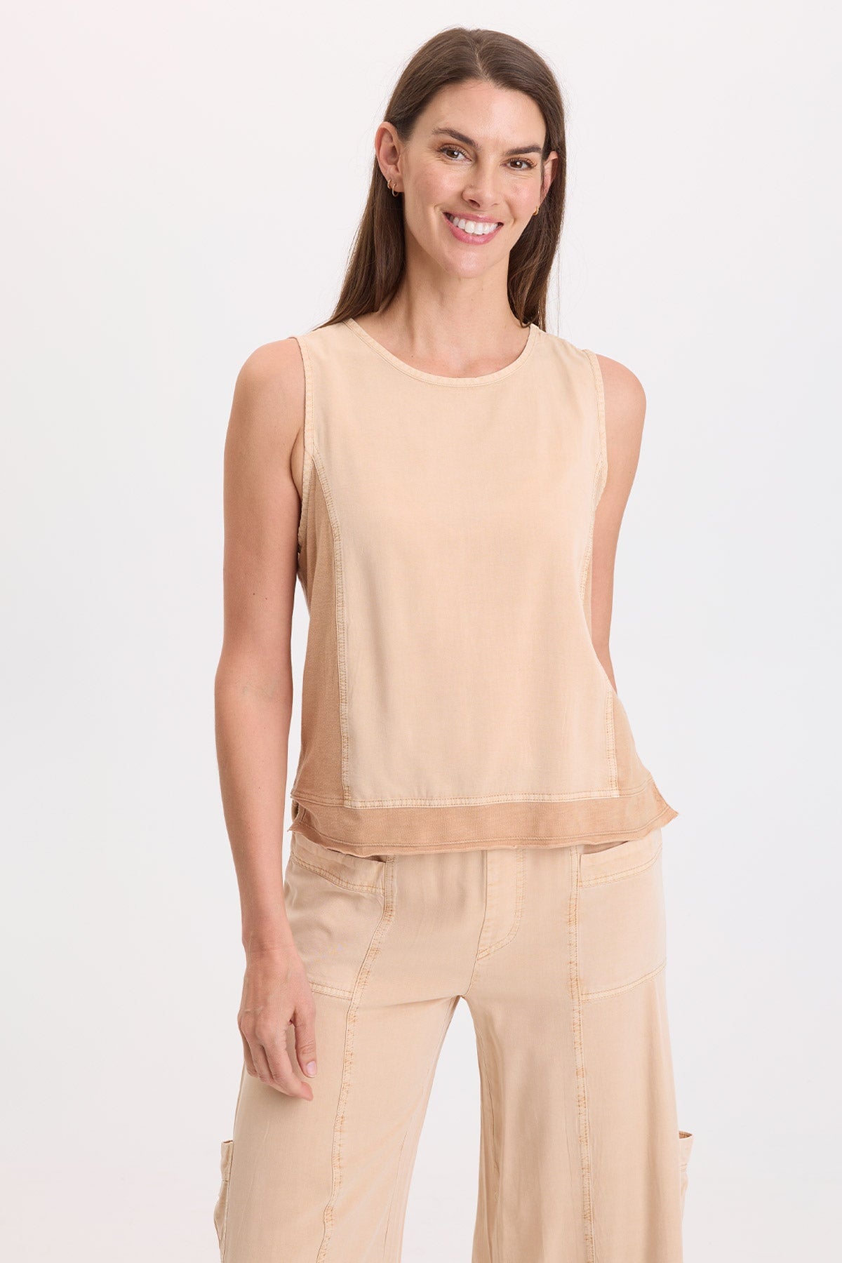 Wearables Dalil Twill/Jersey Tank