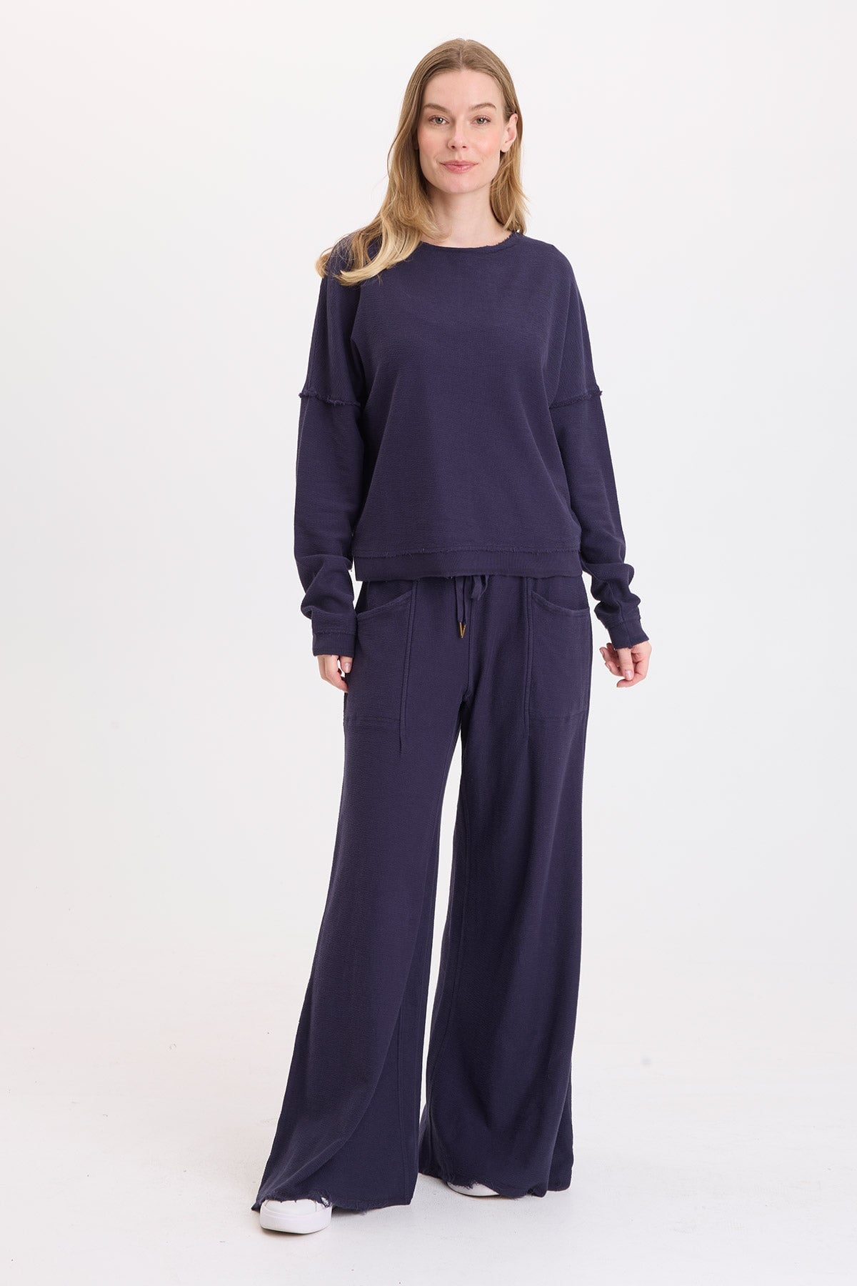 Wearables Darby Crepe-Knit Wide Leg Pant