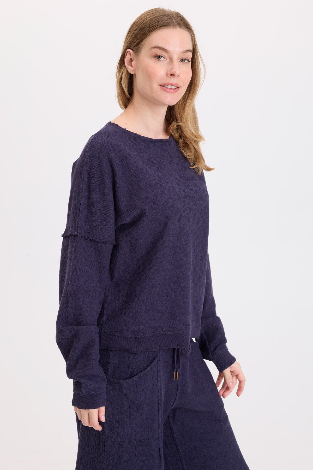Wearables Cirilla Crepe-Knit Pullover