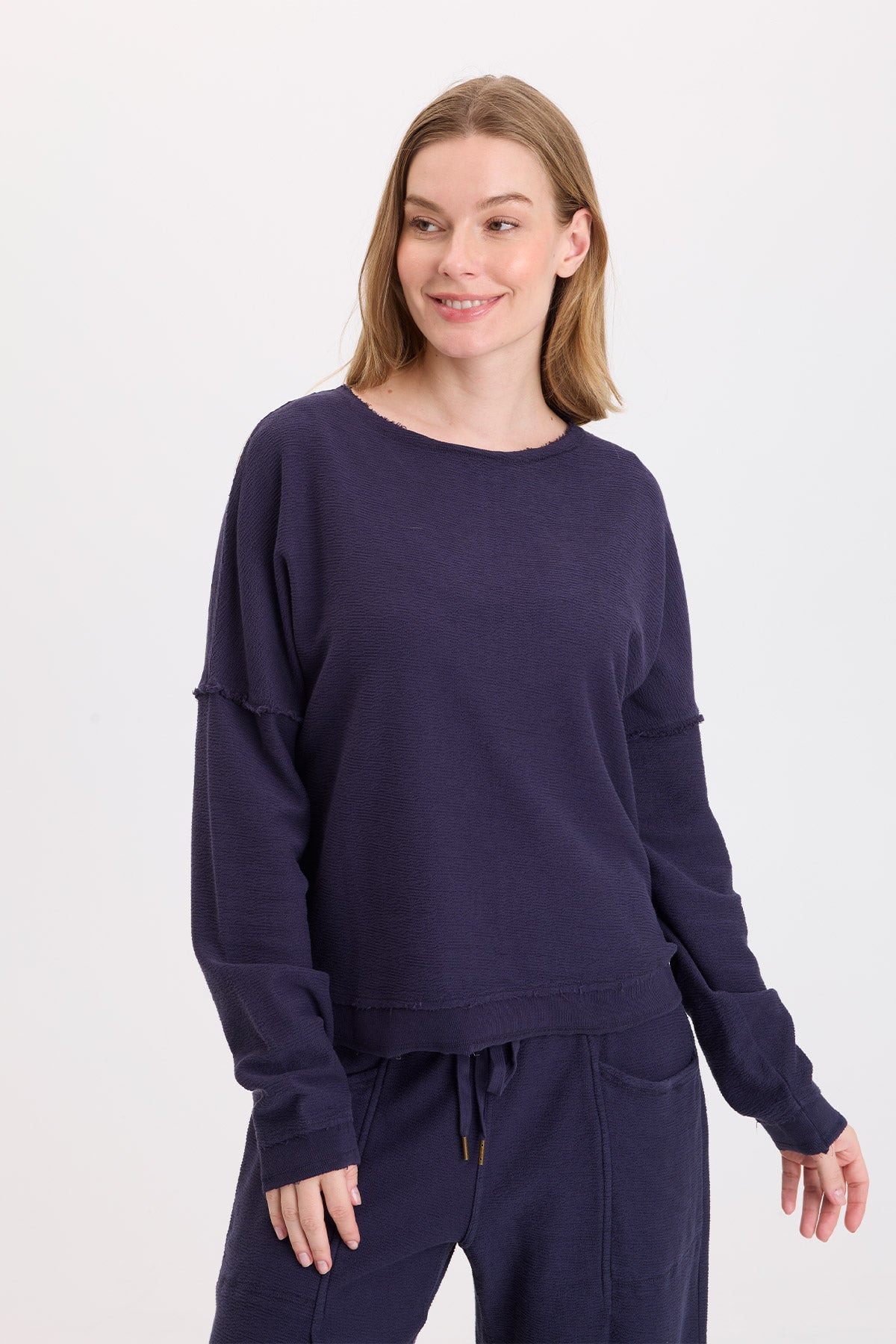 Wearables Cirilla Crepe-Knit Pullover
