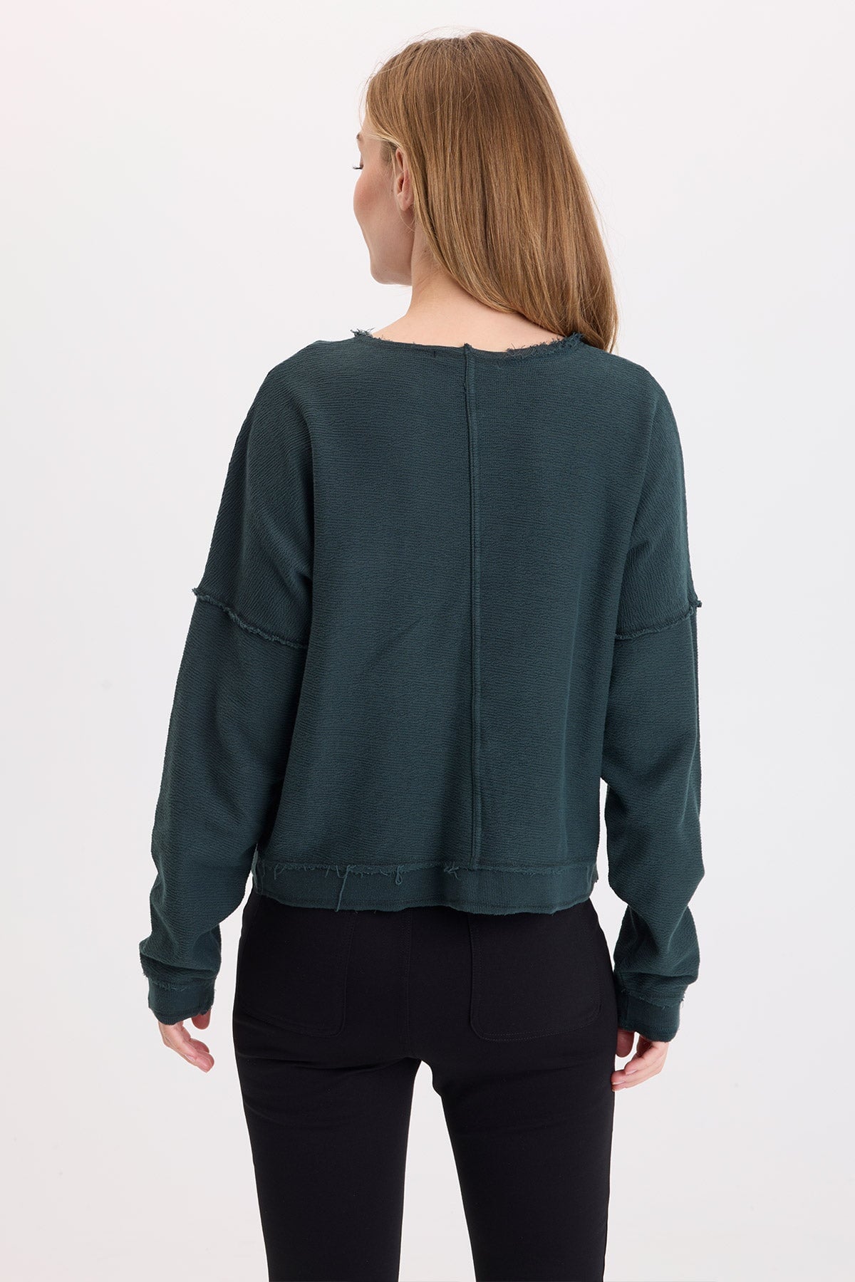 Wearables Cirilla Crepe-Knit Pullover