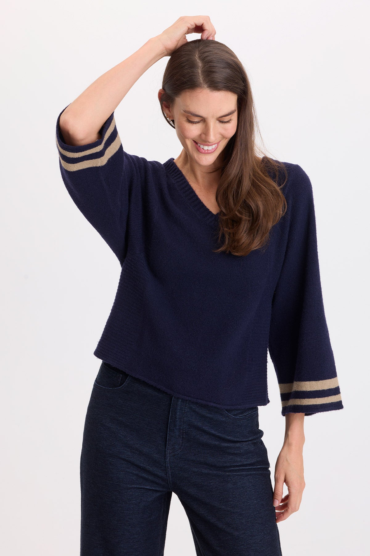 Jasper Racing Stripe Sweater