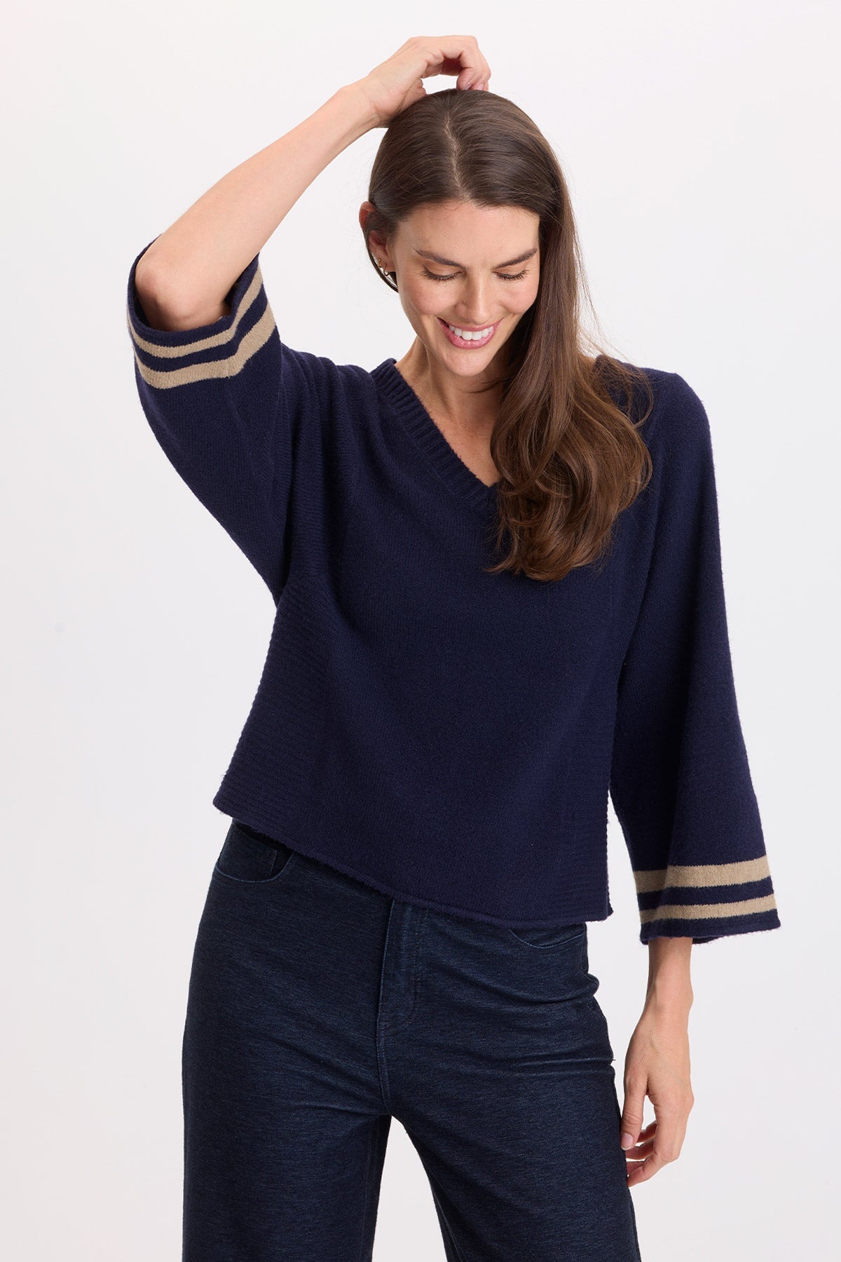 Wearables Jasper Racing Stripe Sweater