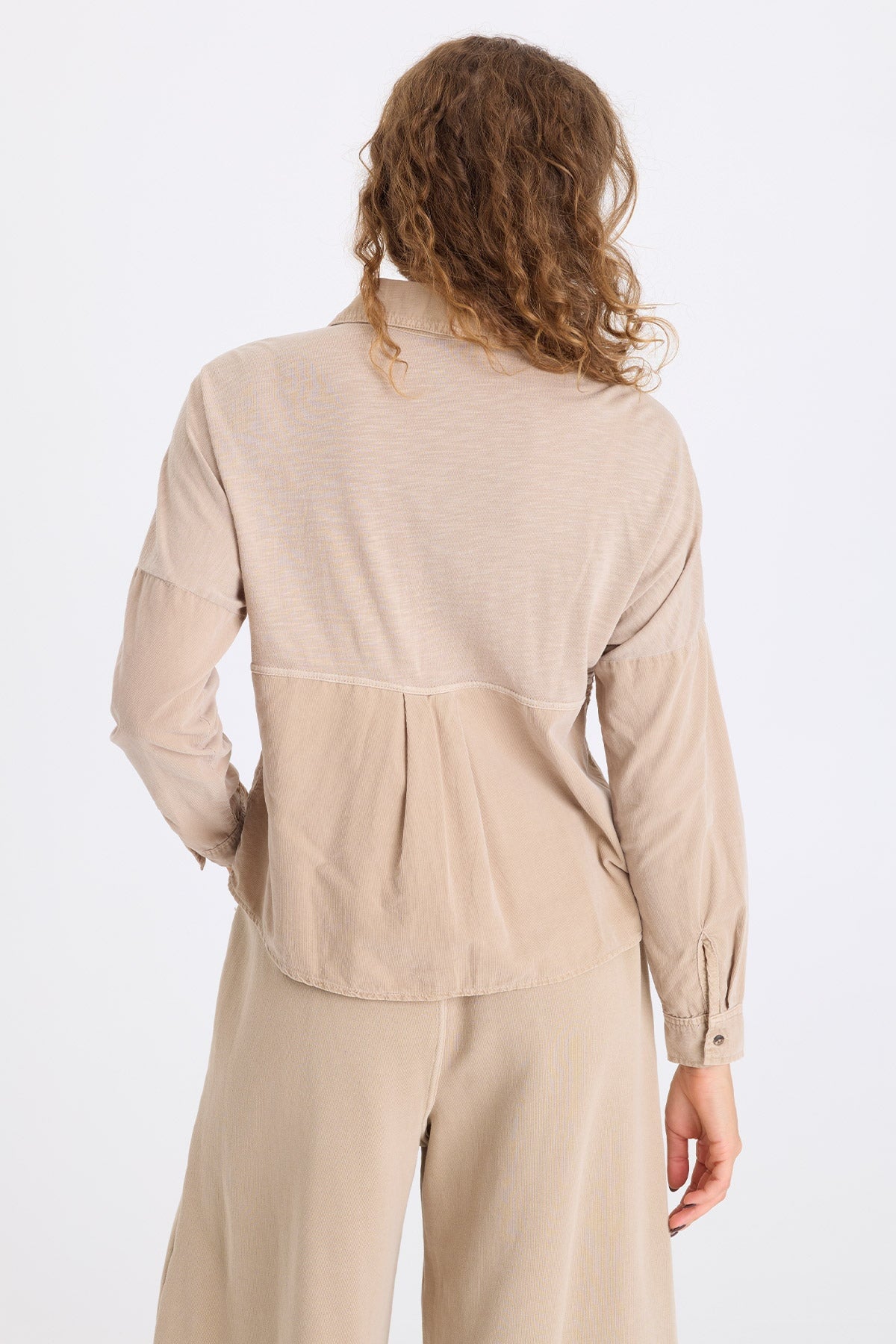 XCVI Kyle Embroidered Corduroy Button-Up