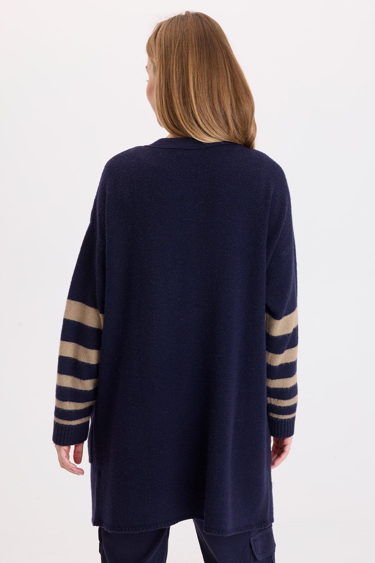 Wearables Ayla Striped Sleeves Cardigan
