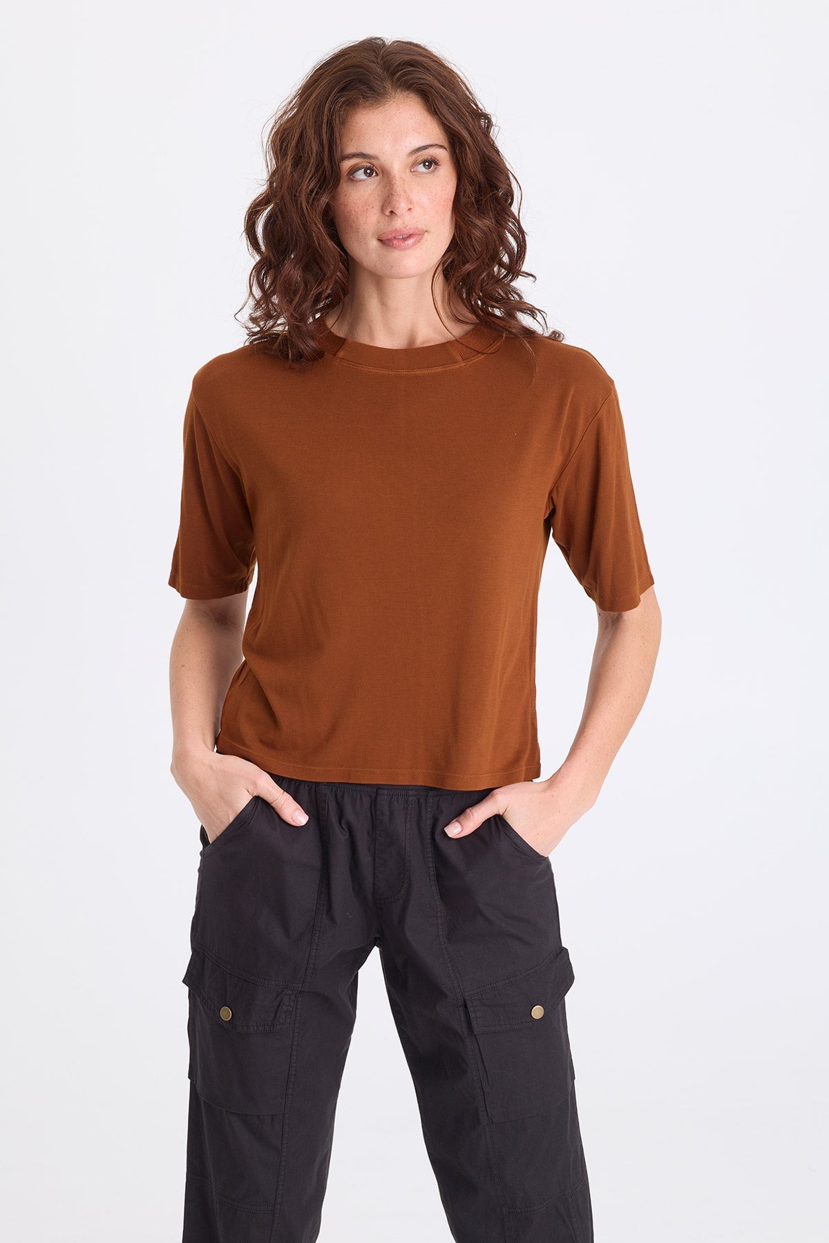 XCVI Nonus Jersey Short Sleeve Top