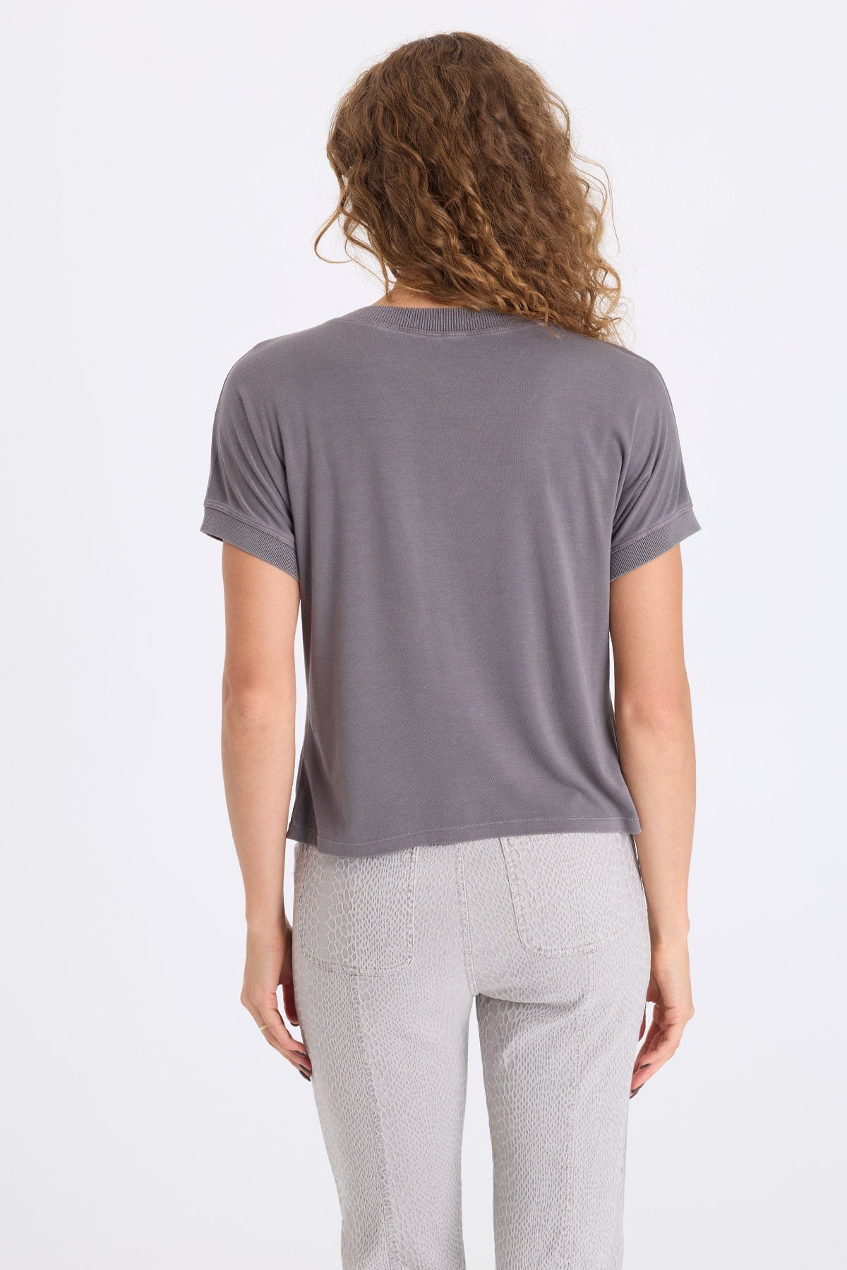 XCVI Sergius Jersey V-Neck Tee