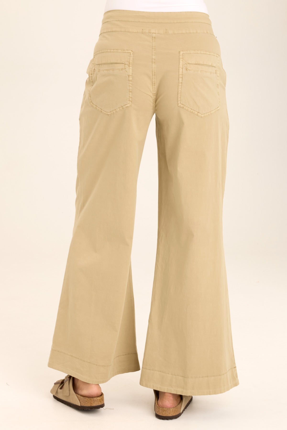 Wearables Rebecca Stretch Poplin Pleated Pant