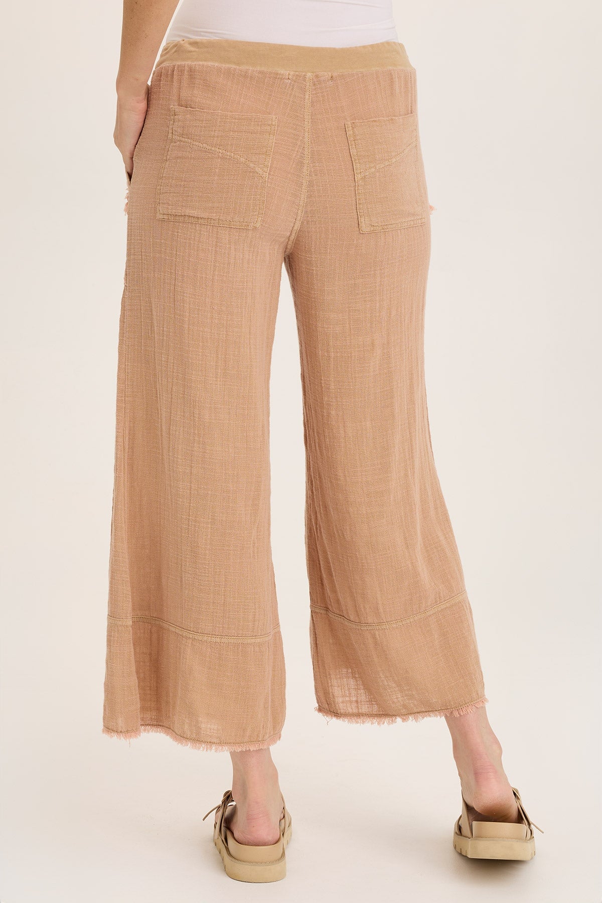 Wearables Ace Gauze Wide Leg Crop