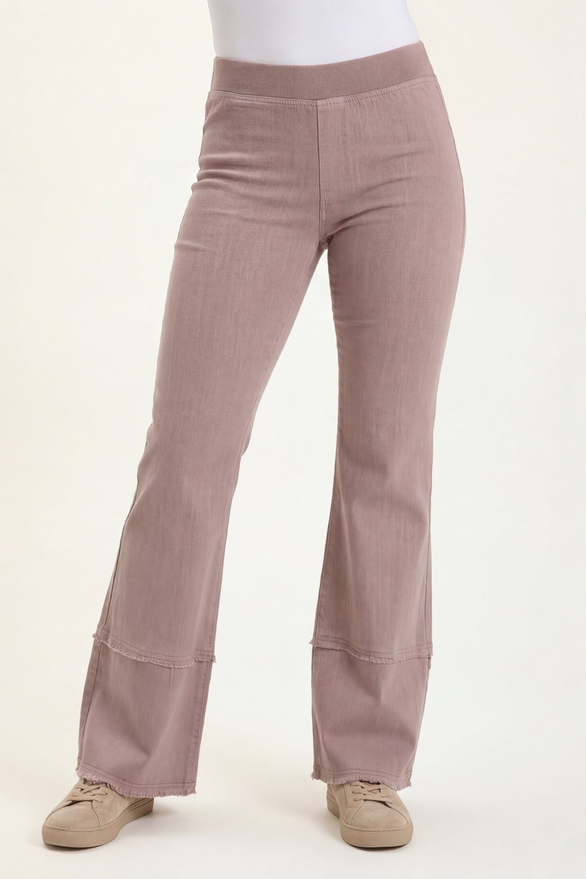 Wearables Arrin Bell Flare Pull-Up Twill Pant