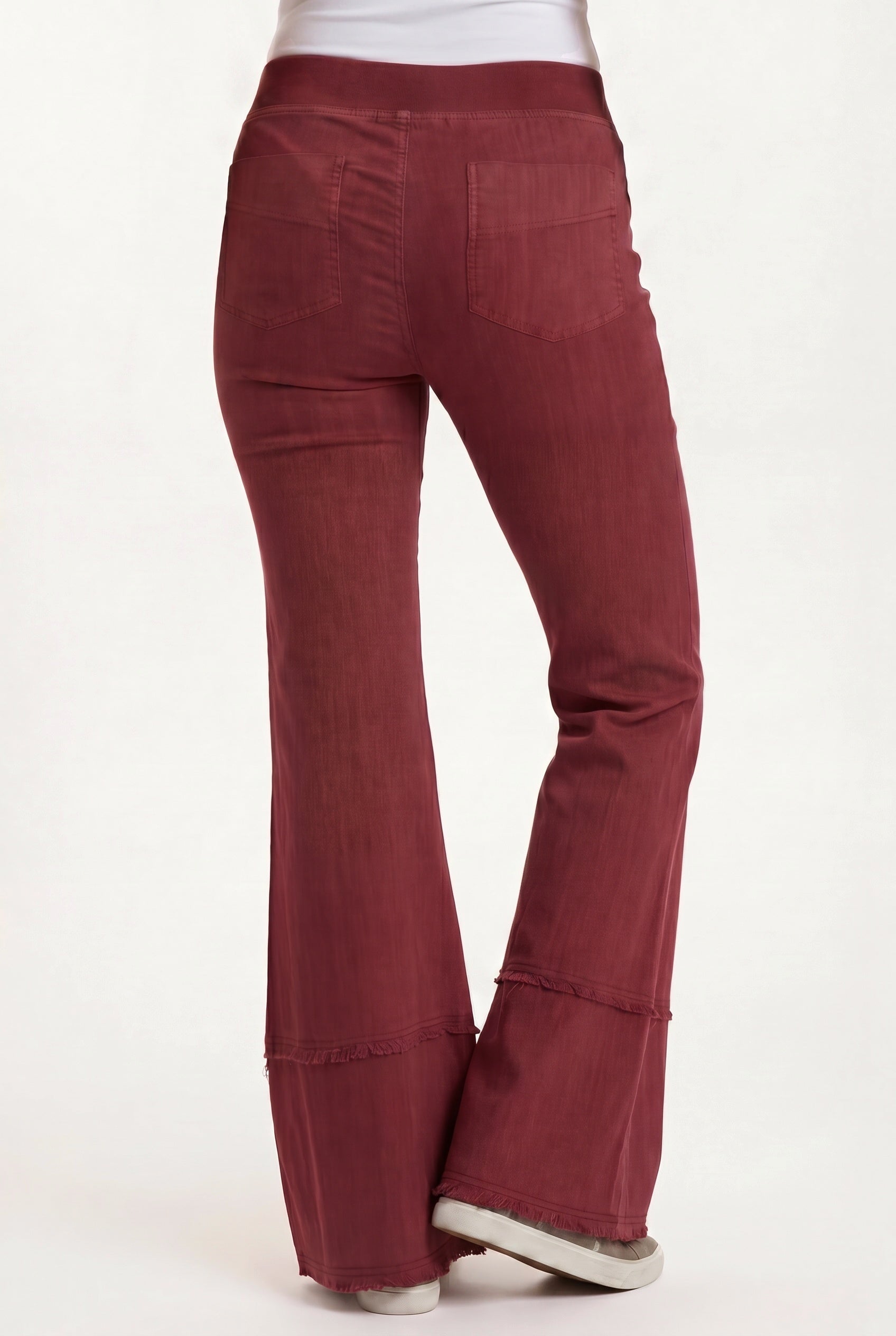 Wearables Arrin Bell Flare Pull-Up Twill Pant