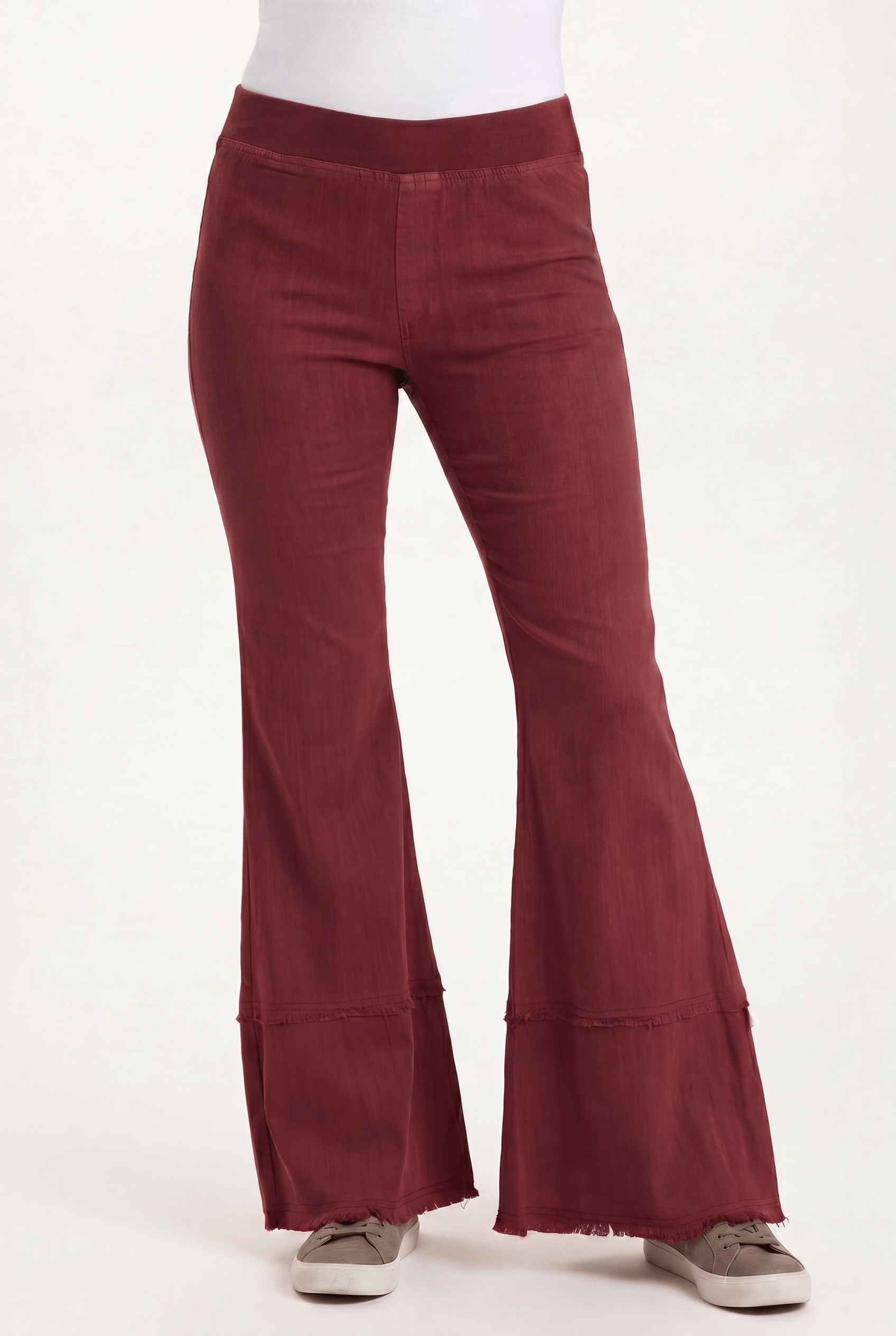 Wearables Arrin Bell Flare Pull-Up Twill Pant
