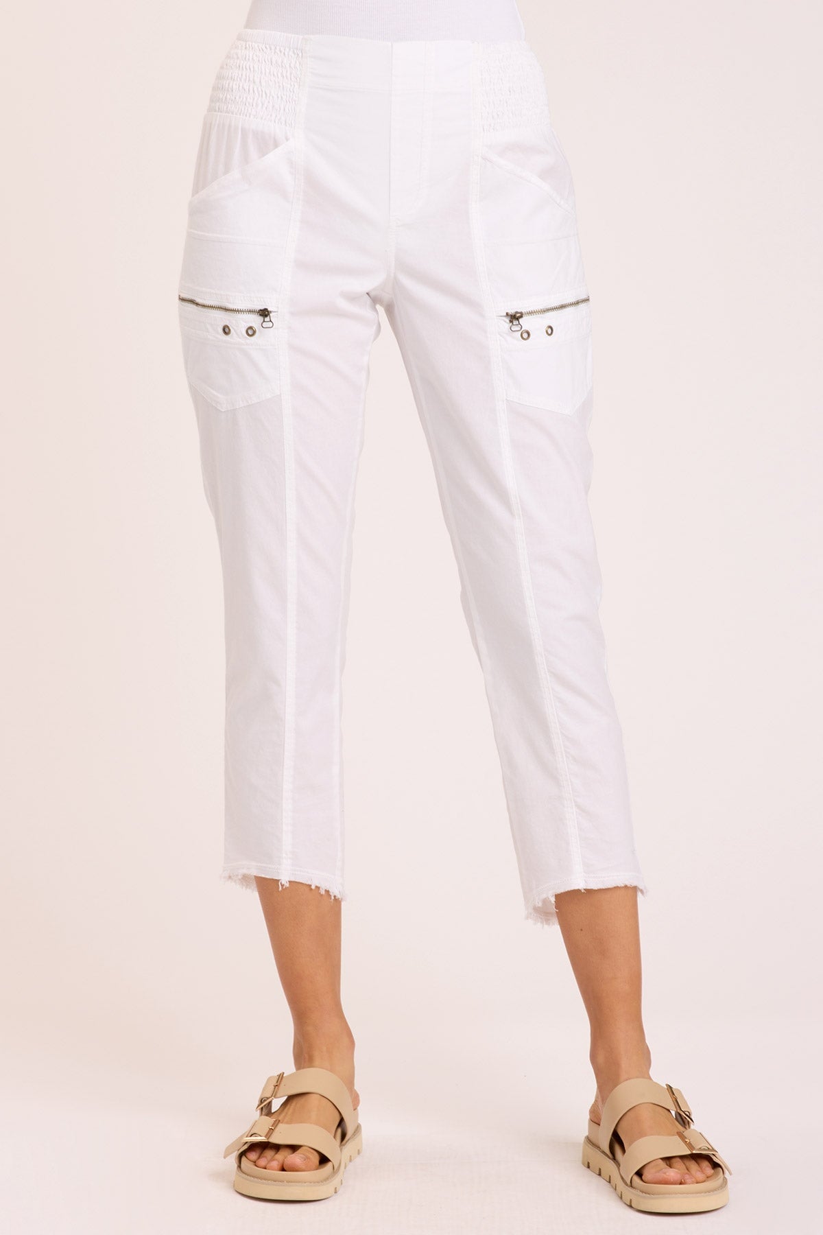 Acker Slim Pant in White XCVI
