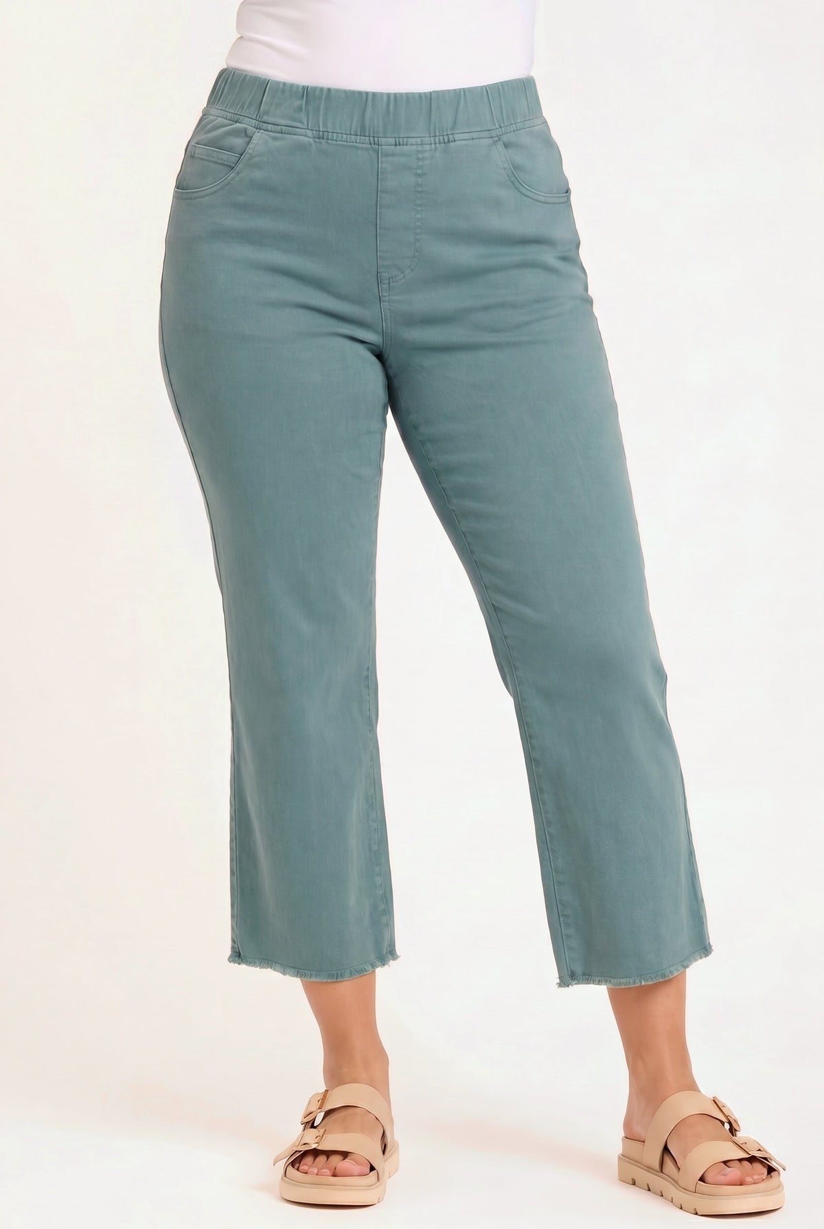 Wearables Lorilei Twill Flare Pull-On Pant