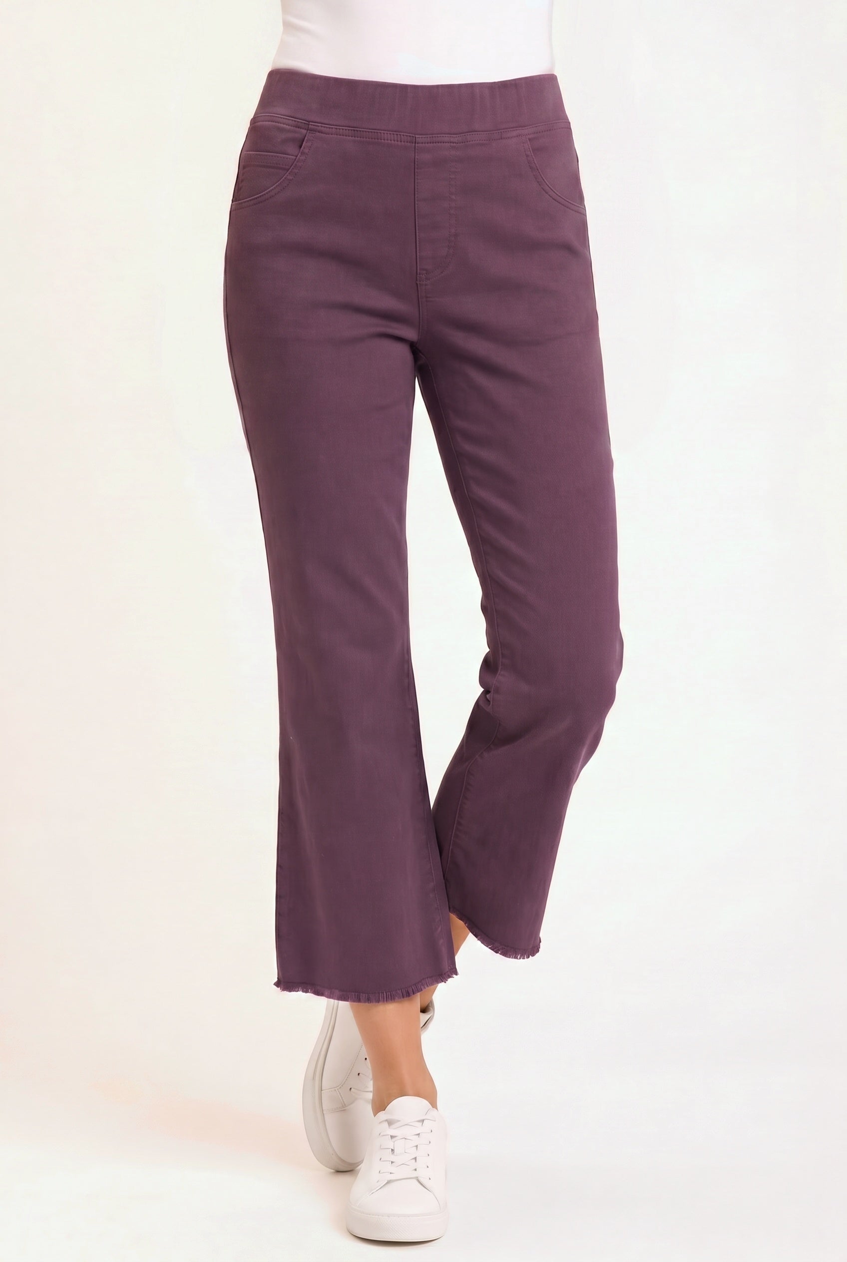 Wearables Lorilei Twill Flare Pull-On Pant