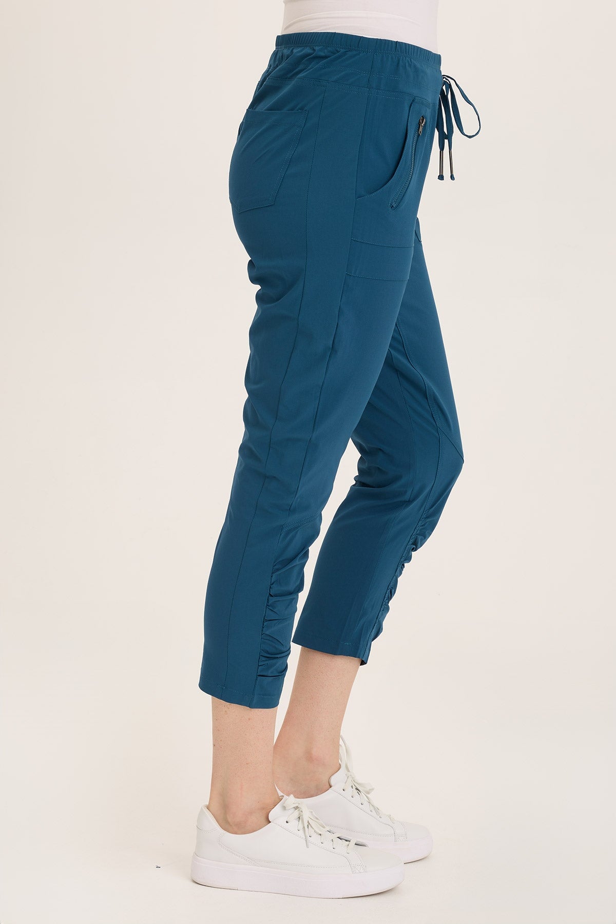 Wearables Aksana Whisper Stretch Ruched Active Slim Pant