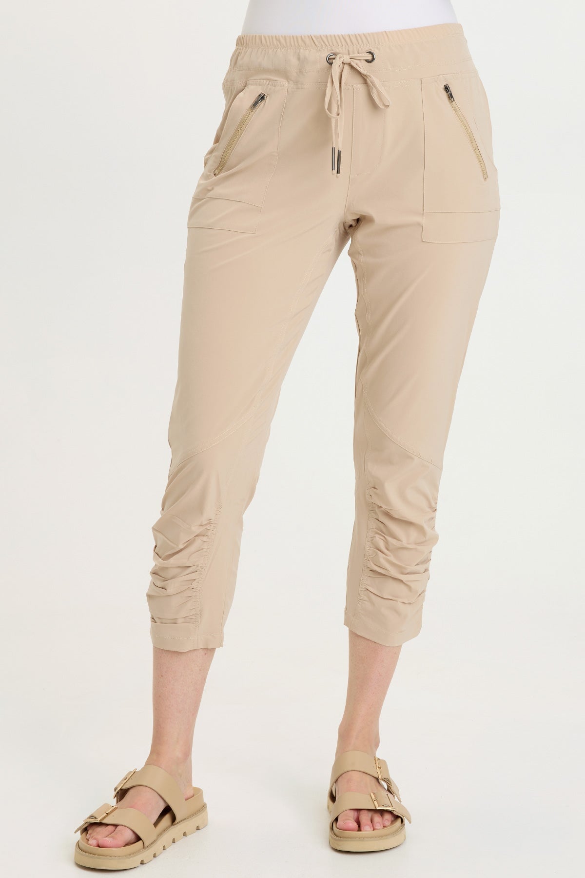 Wearables Aksana Whisper Stretch Ruched Active Slim Pant