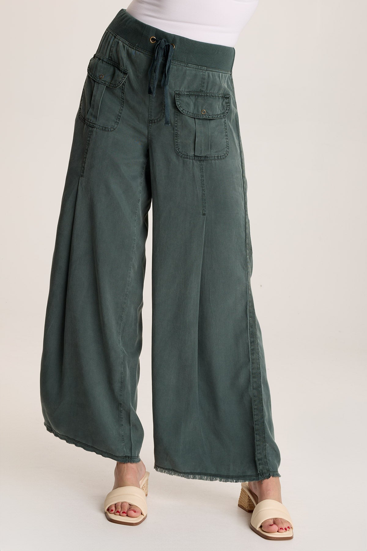 XCVI Loen Twill Wide Leg Pant