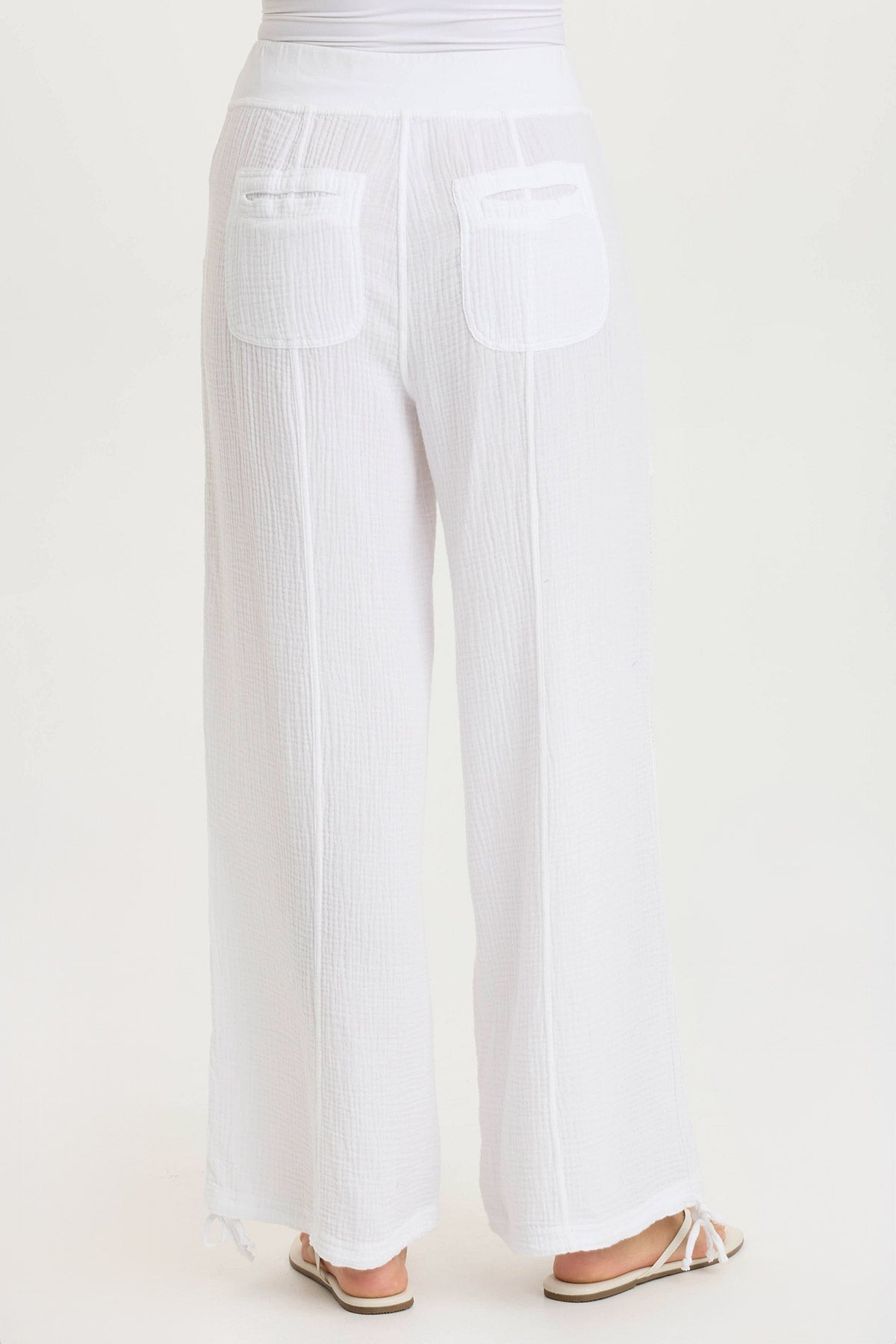 XCVI Lenka Gauze Cinched Wide-Leg Pant