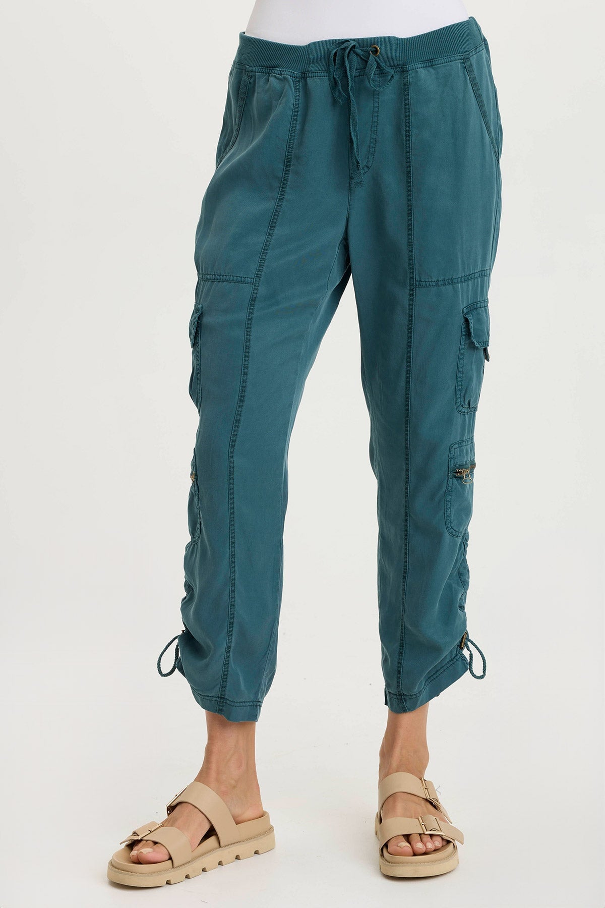 XCVI Selmy Twill Corded Cargo Crop Pant