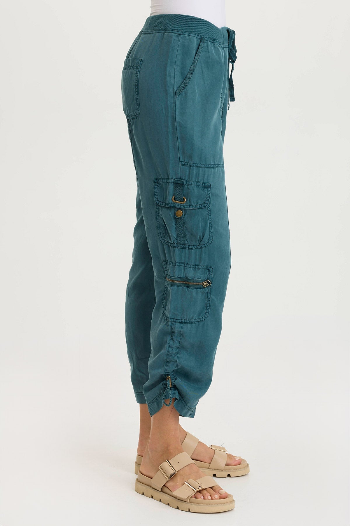 XCVI Selmy Twill Corded Cargo Crop Pant