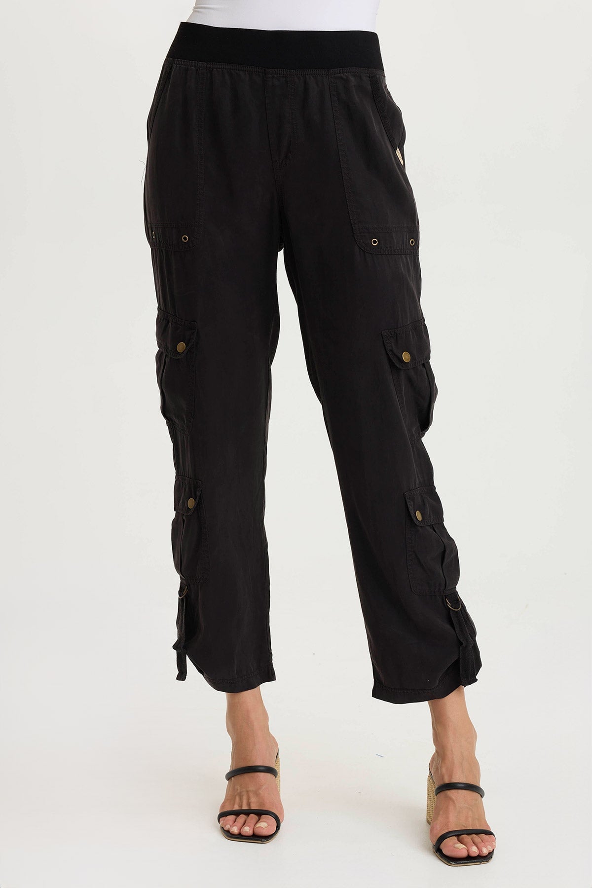 XCVI Levi Twill Tabbed Hem Cargo Pant