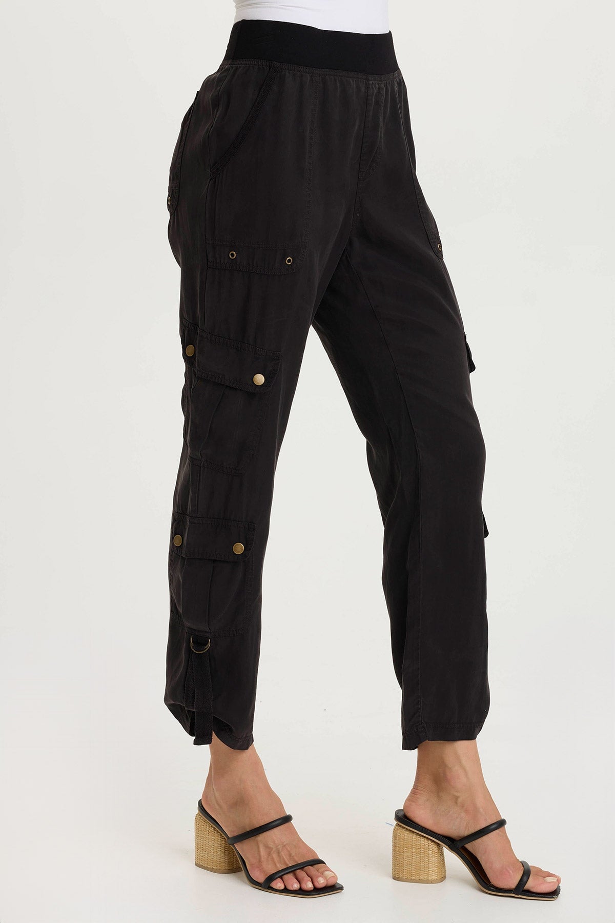 XCVI Levi Twill Tabbed Hem Cargo Pant