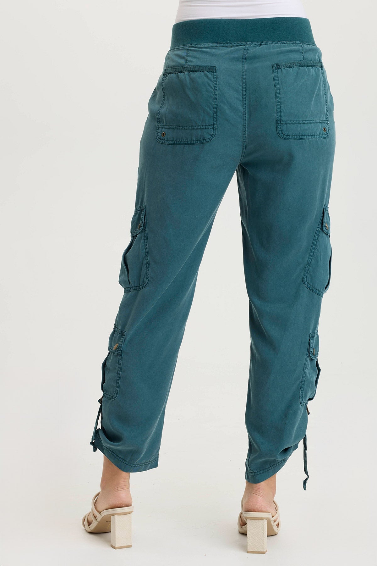 XCVI Levi Twill Tabbed Hem Cargo Pant