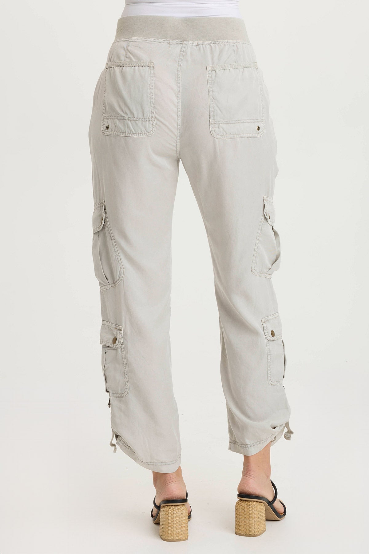 XCVI Levi Twill Tabbed Hem Cargo Pant