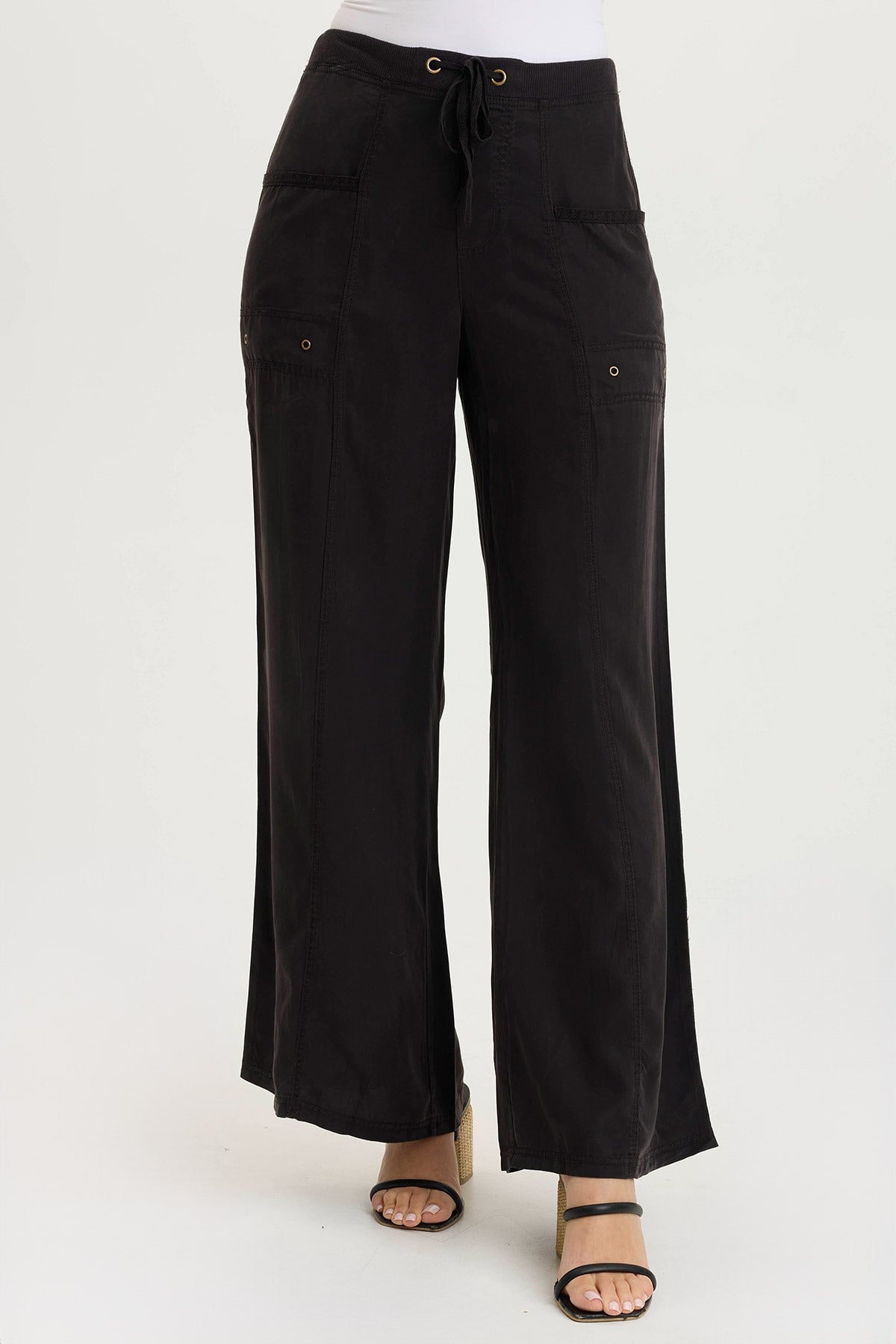 XCVI Tarla Twill Dropped Pocket Wide Leg Pant