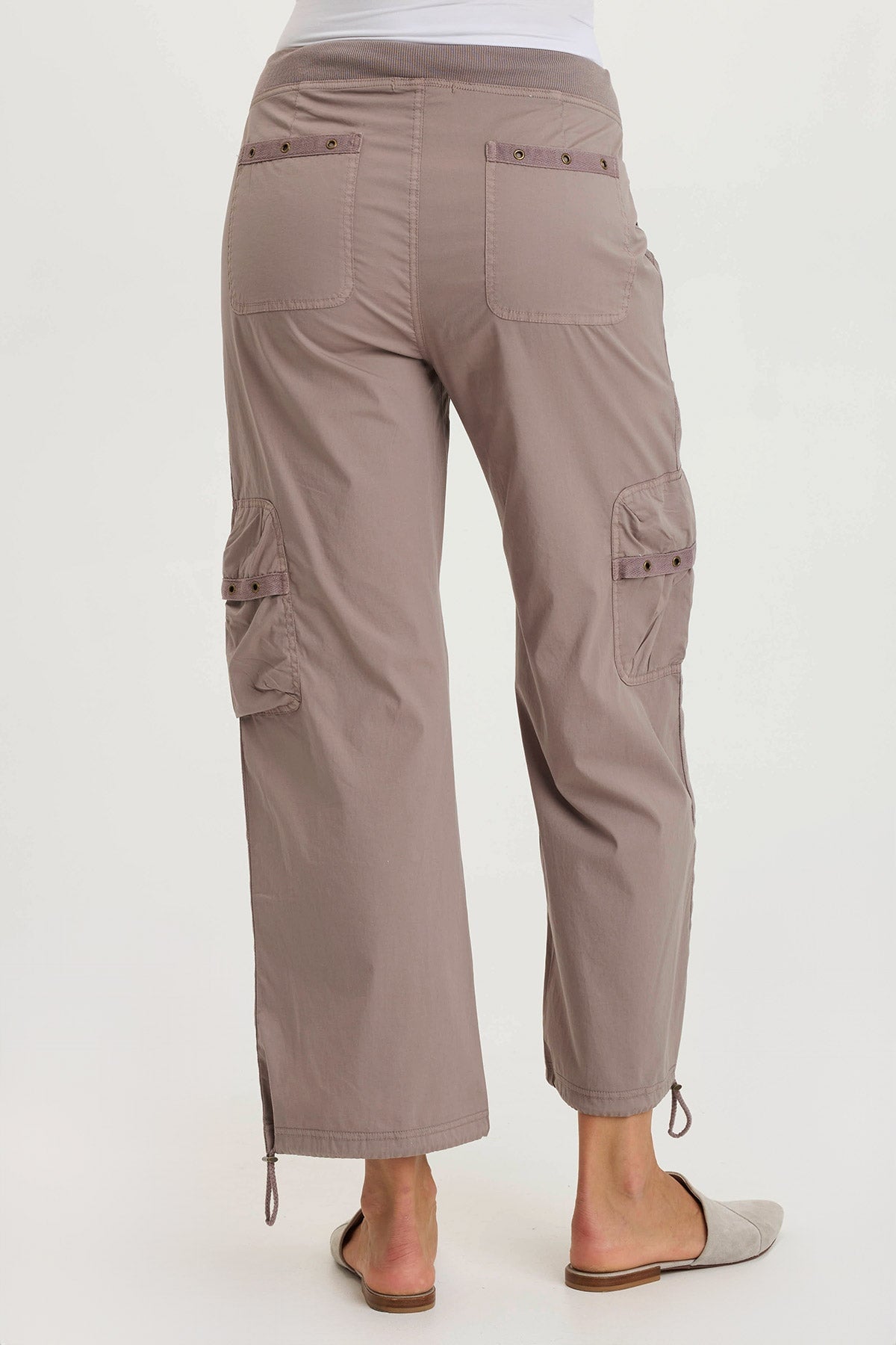 XCVI Langley Poplin Cinched Leg Cargo Pant