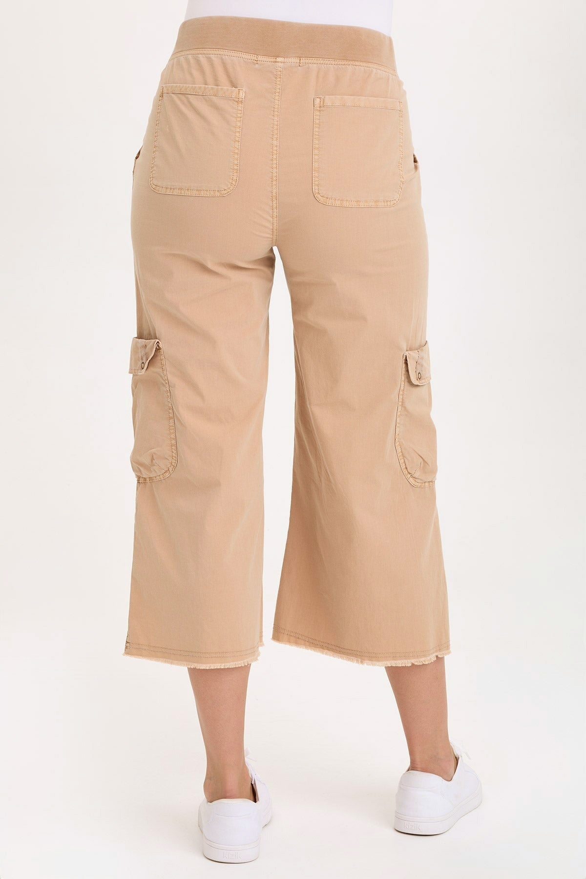 Wearables Femke Stretch Poplin Cargo Crop