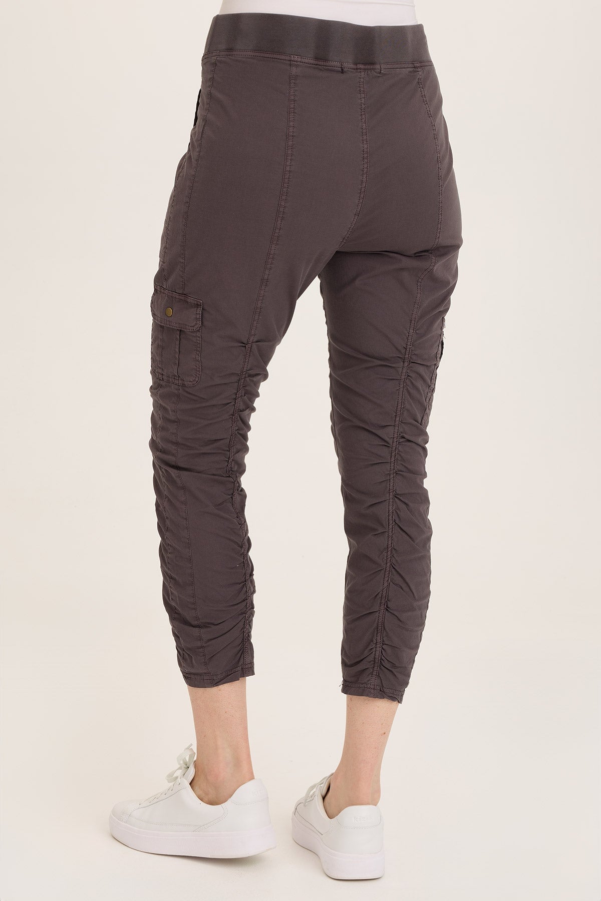 Wearables Tilton Stretch Poplin Ruched Skinny Pant