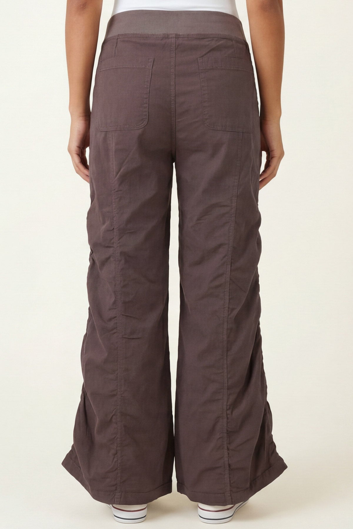 Wearables Naola Stretch Poplin Ruched Flare Gaucho