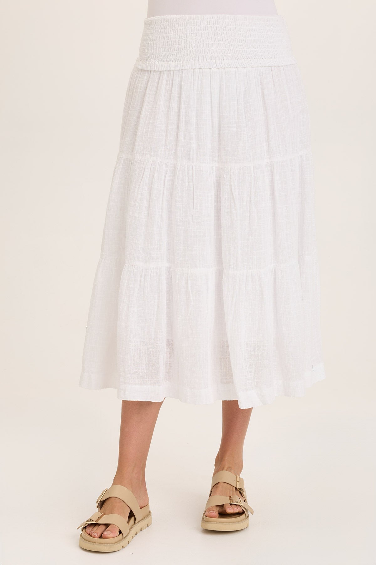 Wearables Paigene Gauze Tiered Skirt