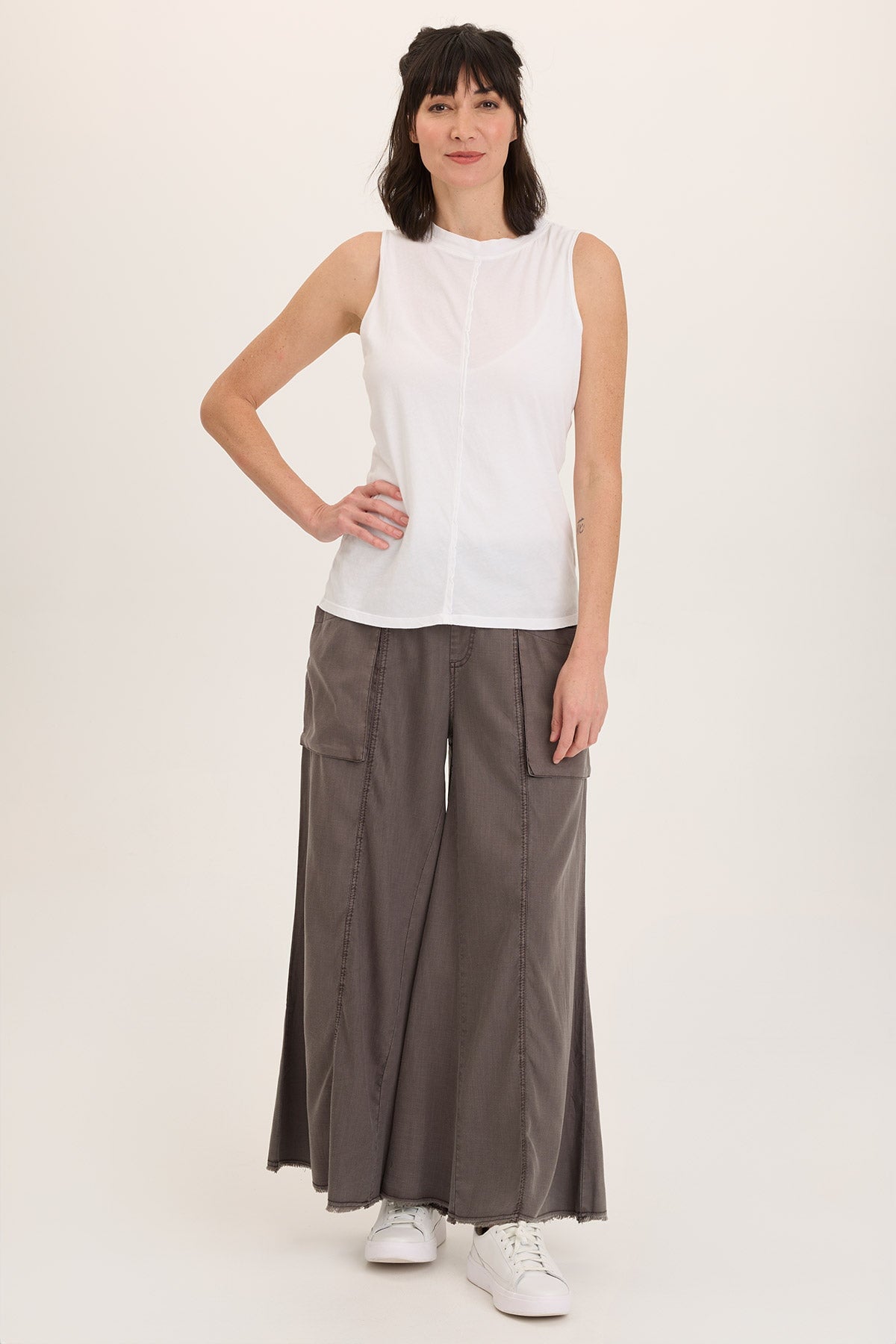 Wearables Desoto Ultra-Flare Wide Leg Pocket Trouser