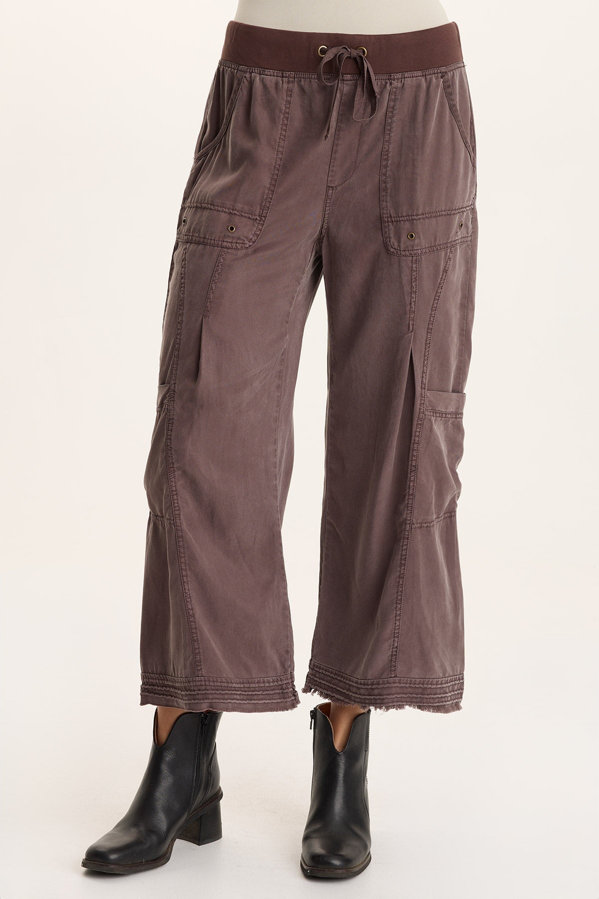 XCVI Tullio Twill Cargo Gaucho Pant