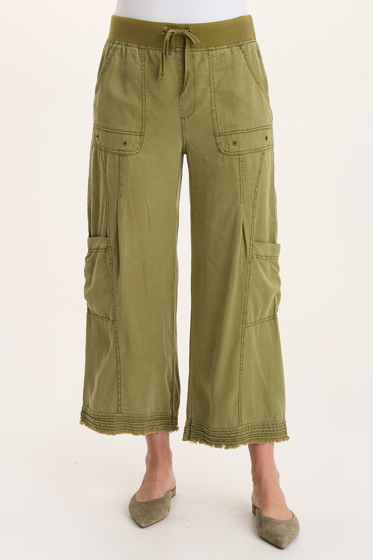 XCVI Tullio Soft Twill Cargo Gaucho