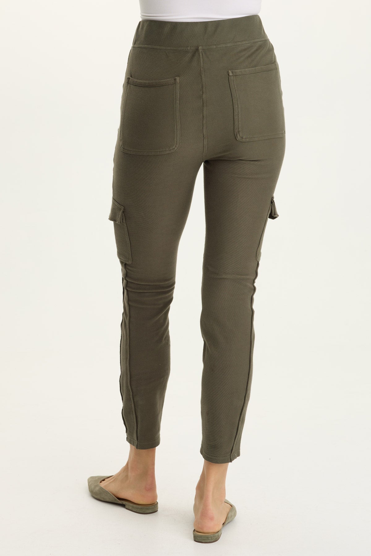 XCVI Keelie Twill Knit Elevated Pocket Legging