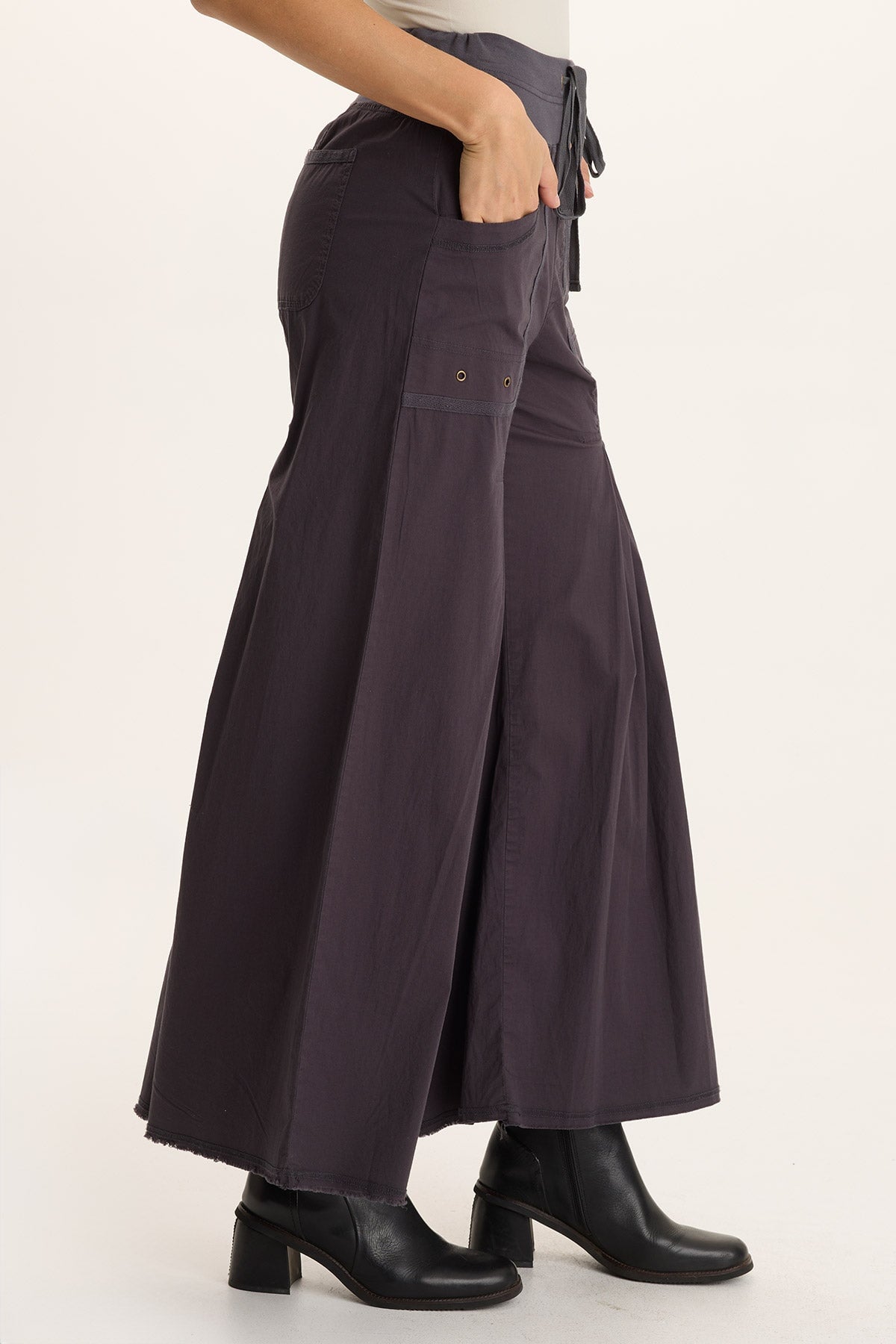 XCVI Nevins Soft Volume Wide Leg Drawstring Pant