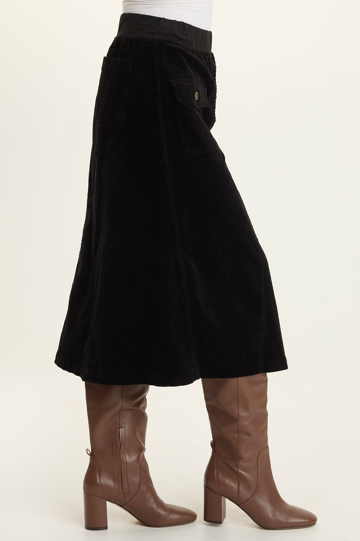 Wearables Alto Corduroy Midi Skirt