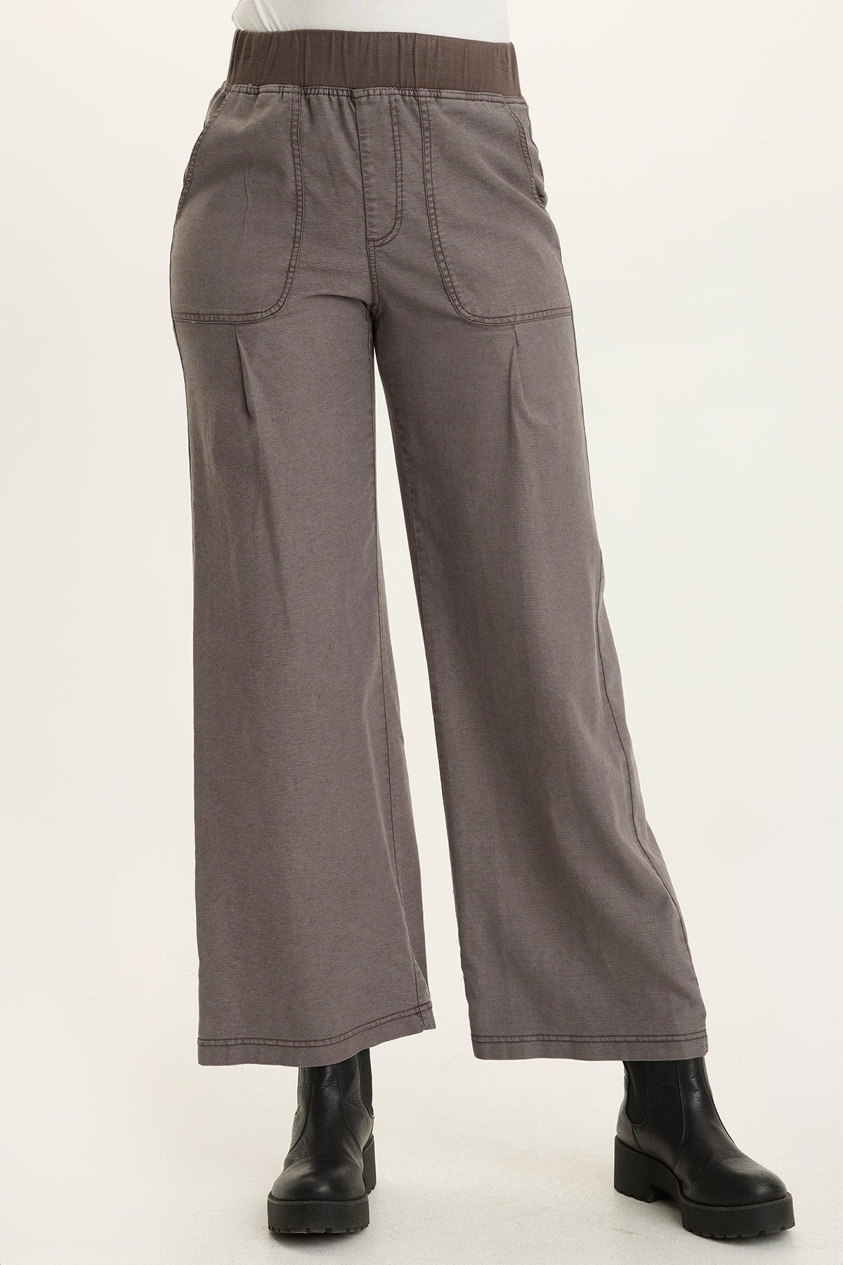 Wearables Riven Twill Wide Leg Pull-On Pant