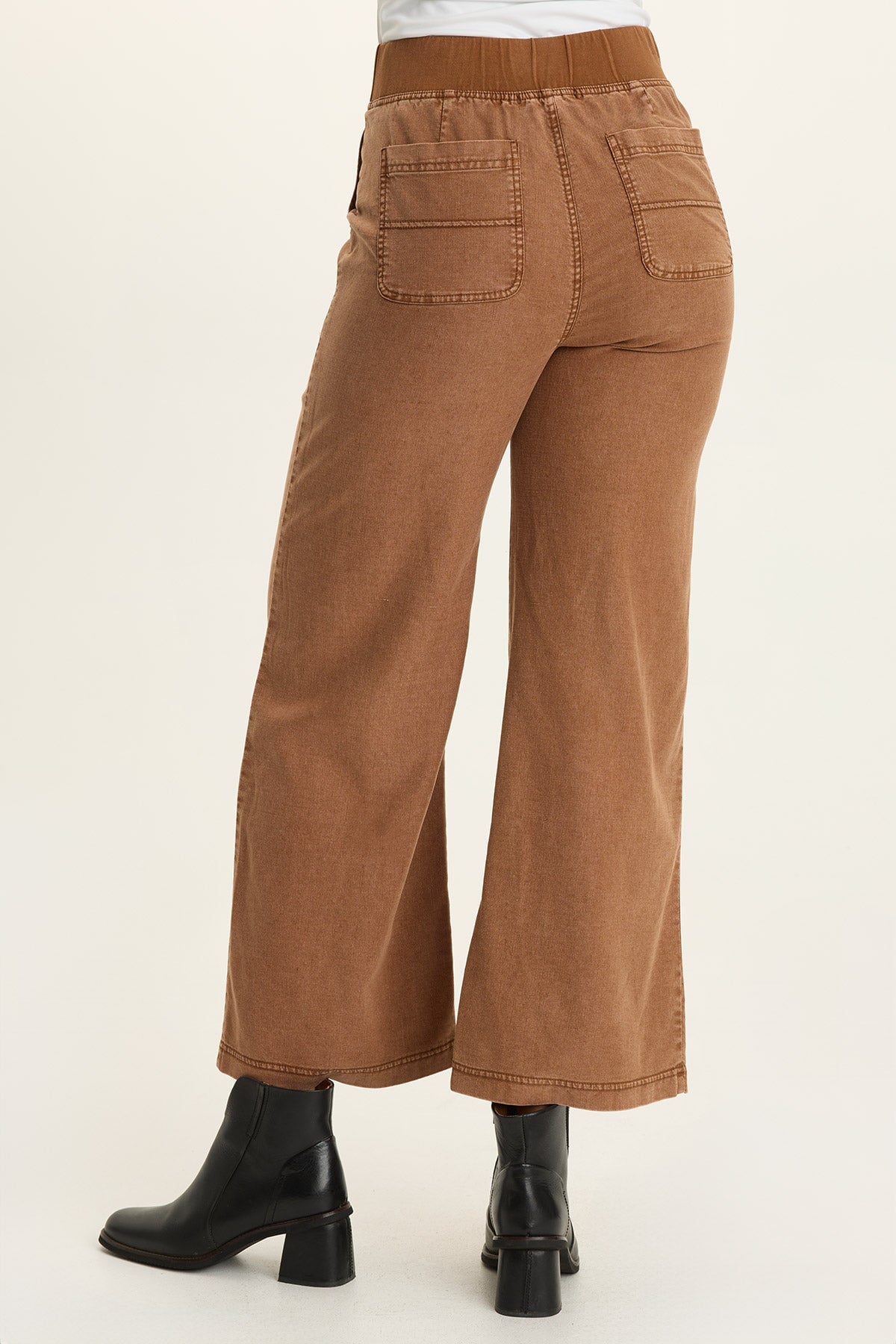 Wearables Riven Twill Wide Leg Pull-On Pant