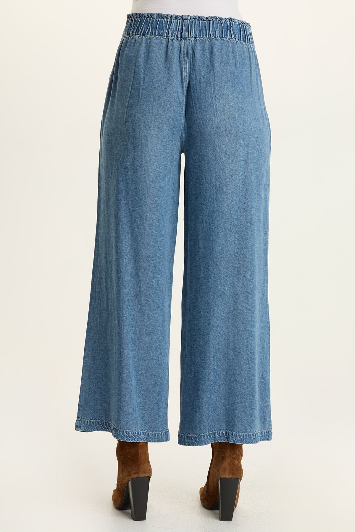 Wearables Gaia Soft Denim Wide-Leg Pant