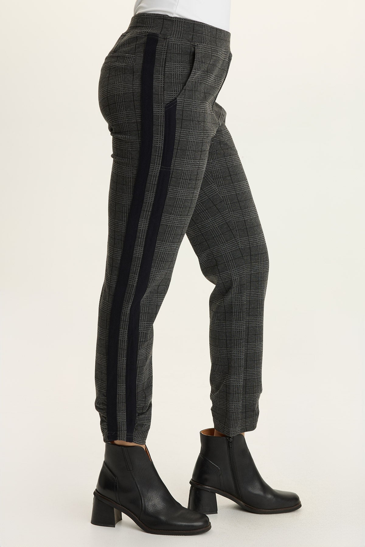 Wearables Nestor Plaid + Stripe Ponte Pant