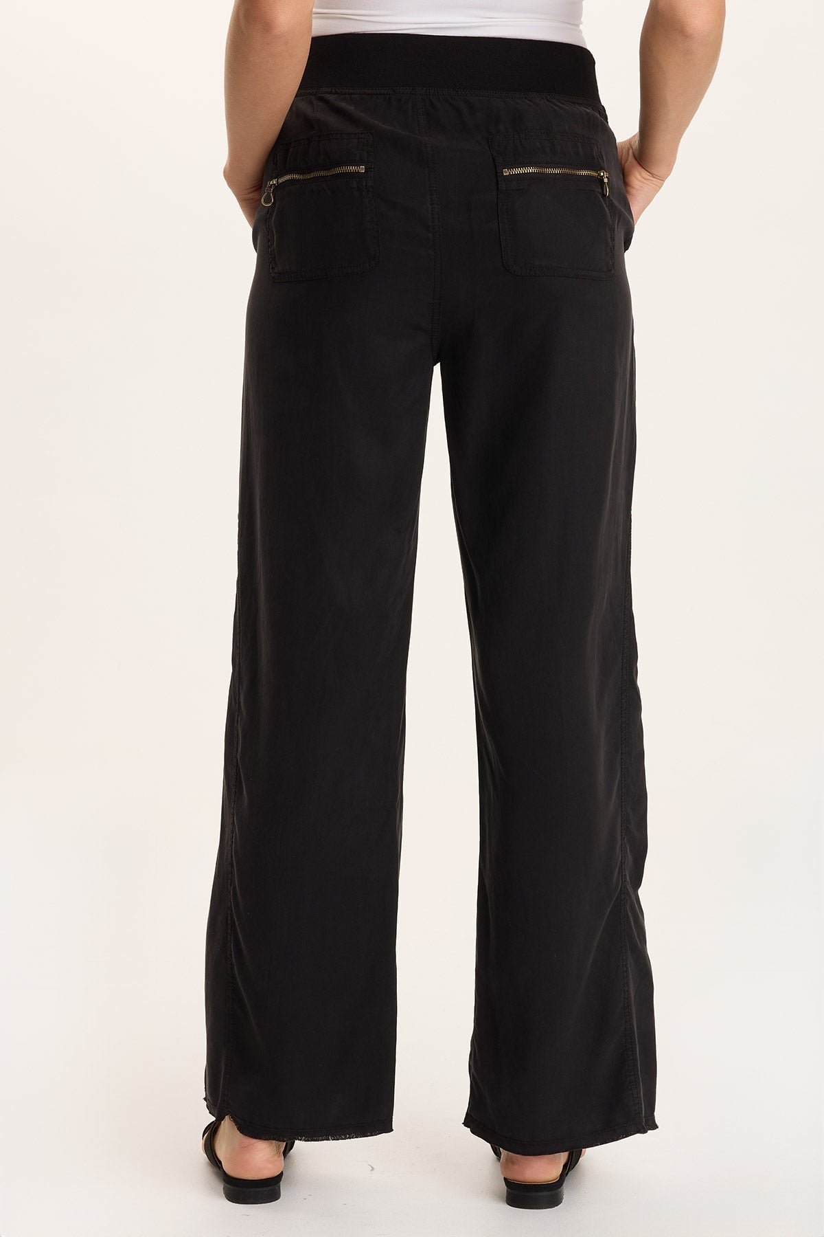 XCVI Schyler Soft Twill Wide-Leg Trouser